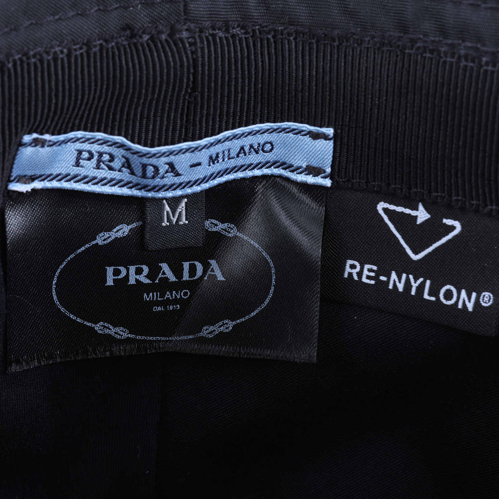 普拉達 PRADA Re-Nylon 漁夫帽 2HC137_2DMI_M 黑漁夫帽#M 防塵袋