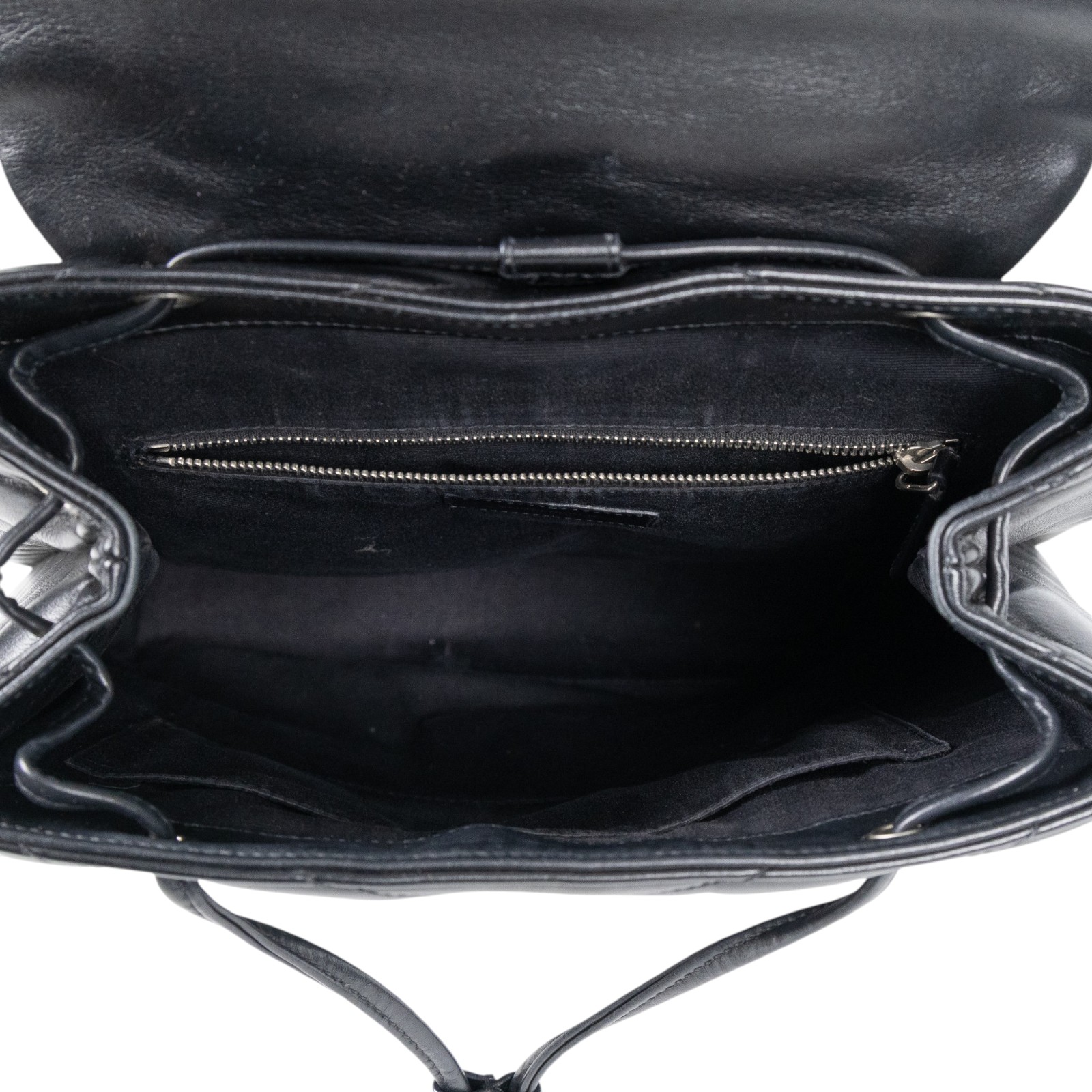 聖羅蘭 YSL SAINT LAURENT LouLou 後背包 中型 銀色五金 487219DV726 黑LOULOU後背包 防塵袋