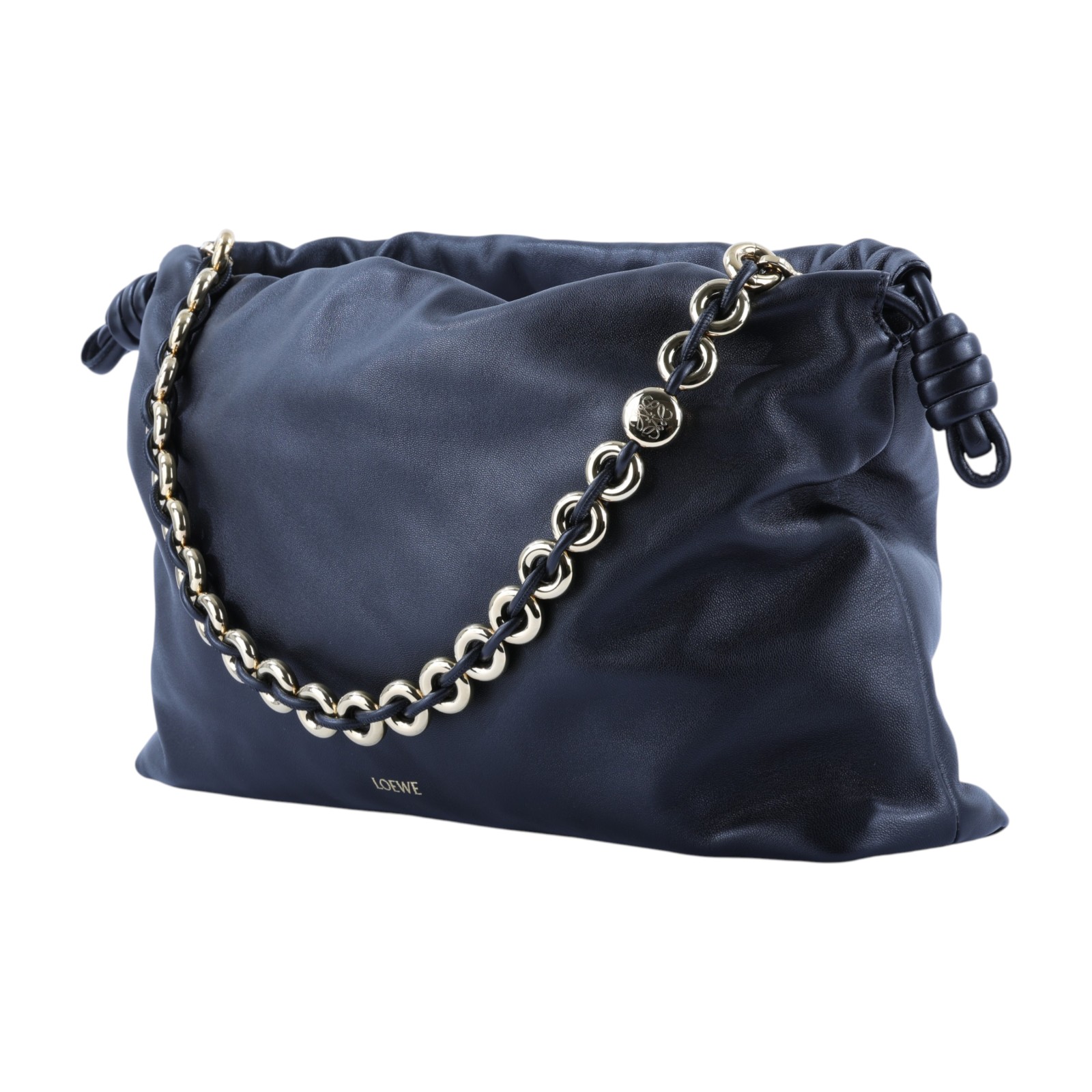 羅意威 LOEWE Medium Flamenco 手提包 A411FCRX02 黑FLAMENCO PURSE 防塵袋/背帶