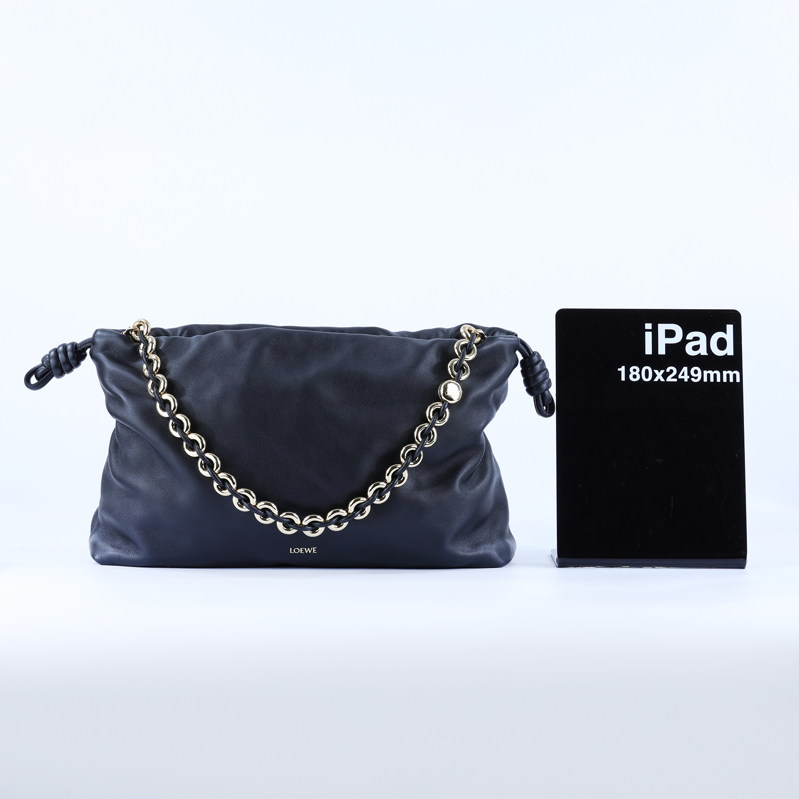 羅意威 LOEWE Medium Flamenco 手提包 A411FCRX02 黑FLAMENCO PURSE 防塵袋/背帶