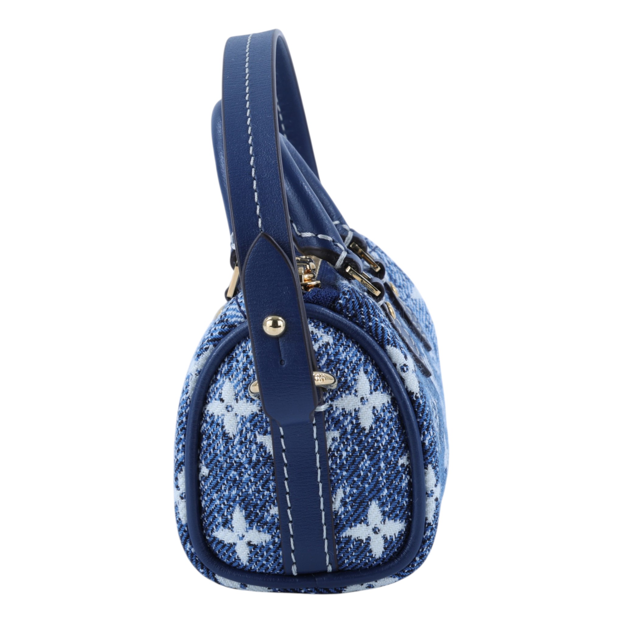 路易威登 LOUIS VUITTON Speedy Monogram 手提包 吊飾 包掛 零錢包 牛仔 限量 M00546  原廠盒子/防塵袋/購買證明