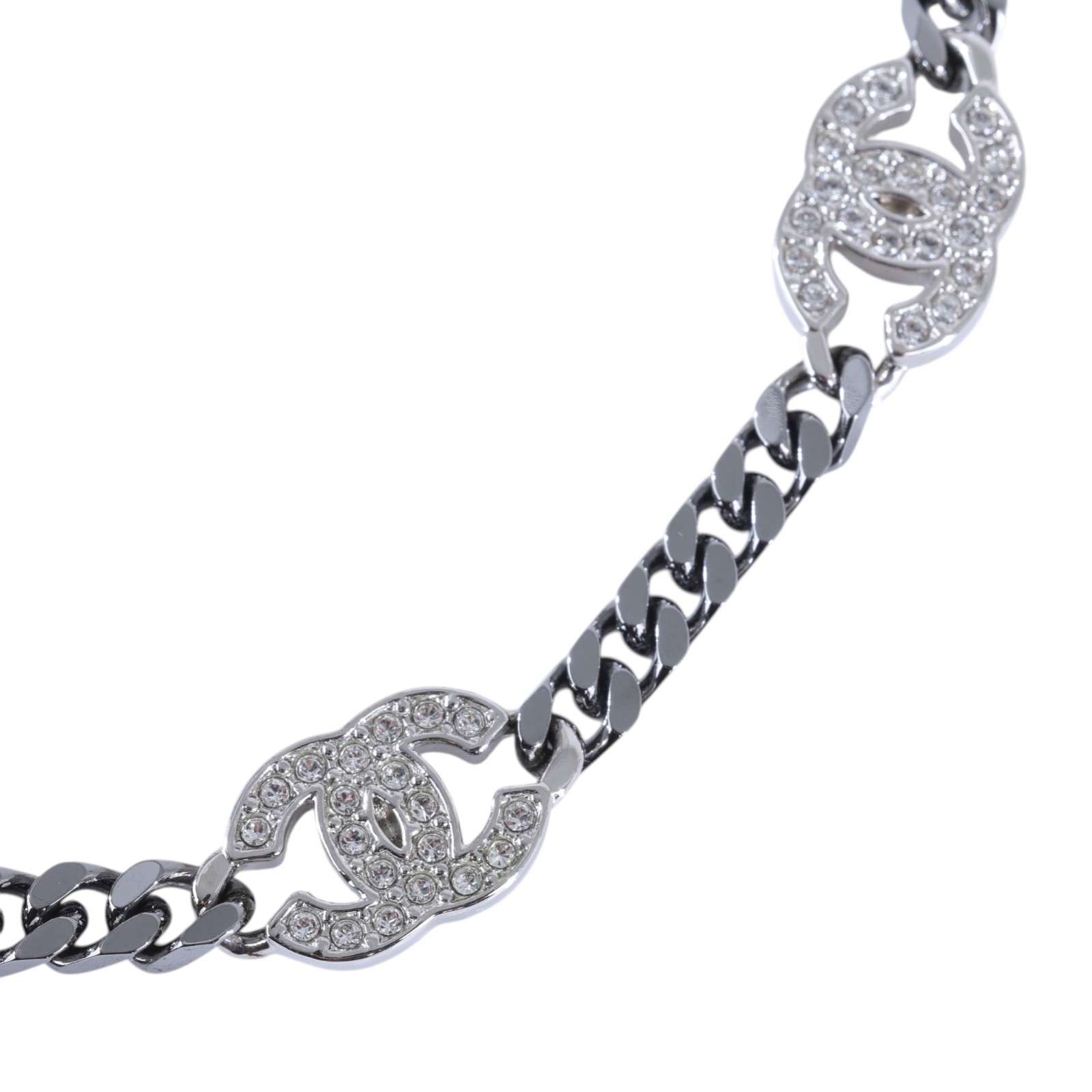 香奈兒 CHANEL CC LOGO 項鍊 頸鍊 鎖骨鍊 AB6444B21A 雙C CHOKER 原廠盒子