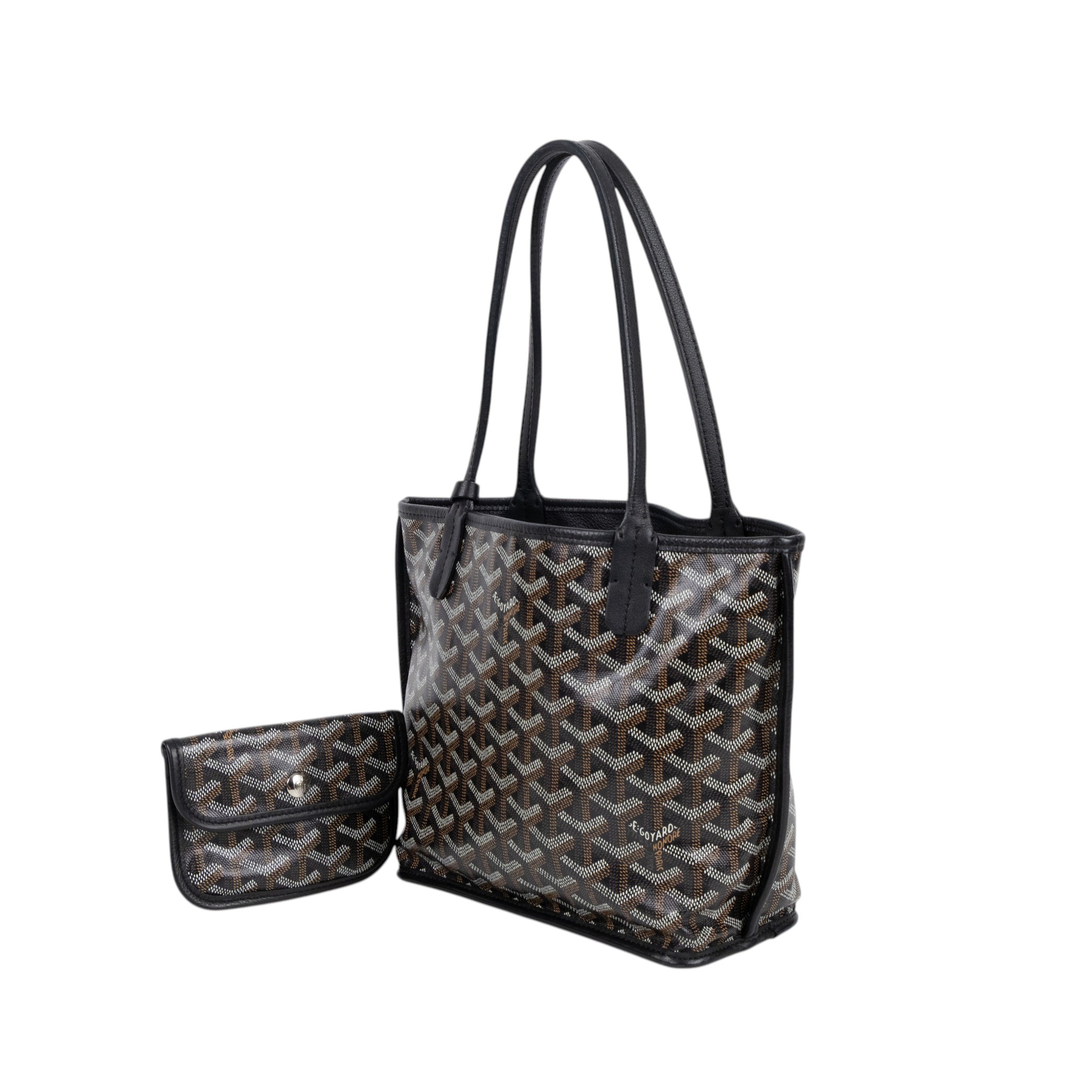 高雅德 GOYARD Anjou Mini Bag 托特包 ANJOUSMINCG 黑ANJOU MINI 防塵袋