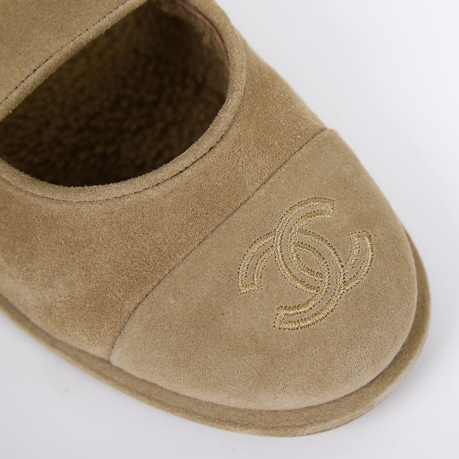 香奈兒 CHANEL 瑪莉珍鞋 平底鞋 G46759 B21839_38 駝色瑪莉珍鞋#38C 原廠盒子/防塵袋/購買證明影本