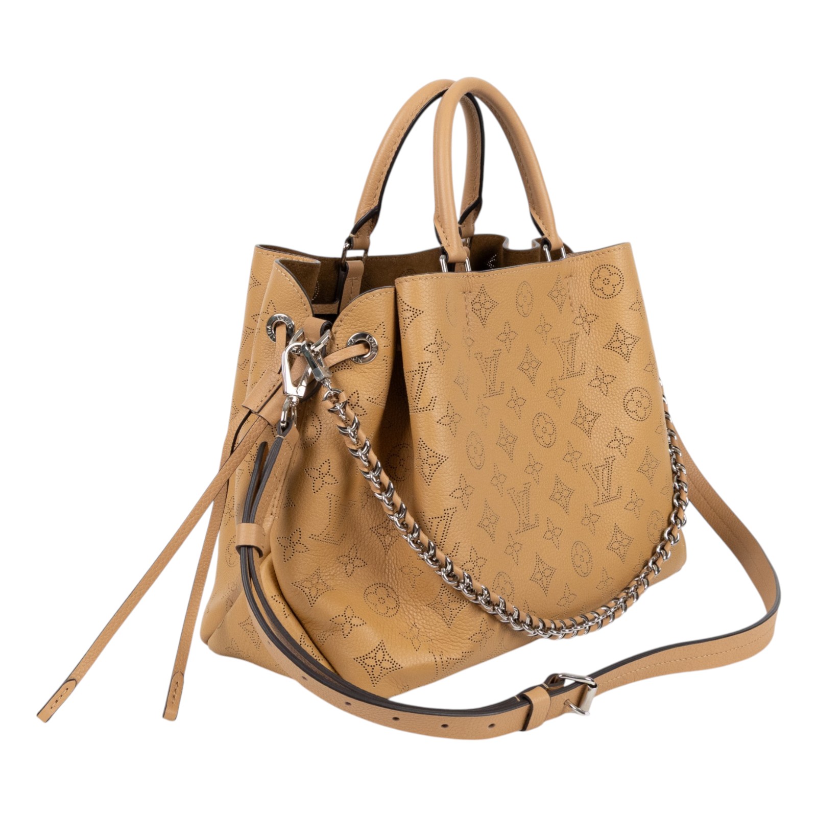 路易威登 LOUIS VUITTON 駝色 BELLA TOTE 托特包 手提包 側背包 M59655 晶片款 駝色BELLA TOTE 防塵袋/背帶/鍊帶