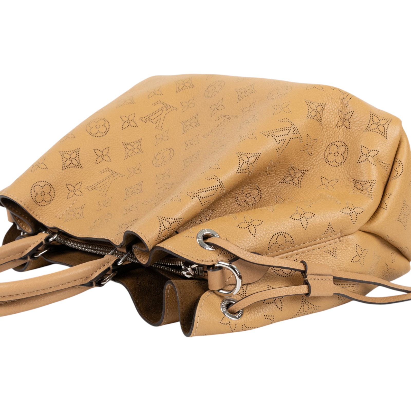 路易威登 LOUIS VUITTON 駝色 BELLA TOTE 托特包 手提包 側背包 M59655 晶片款 駝色BELLA TOTE 防塵袋/背帶/鍊帶