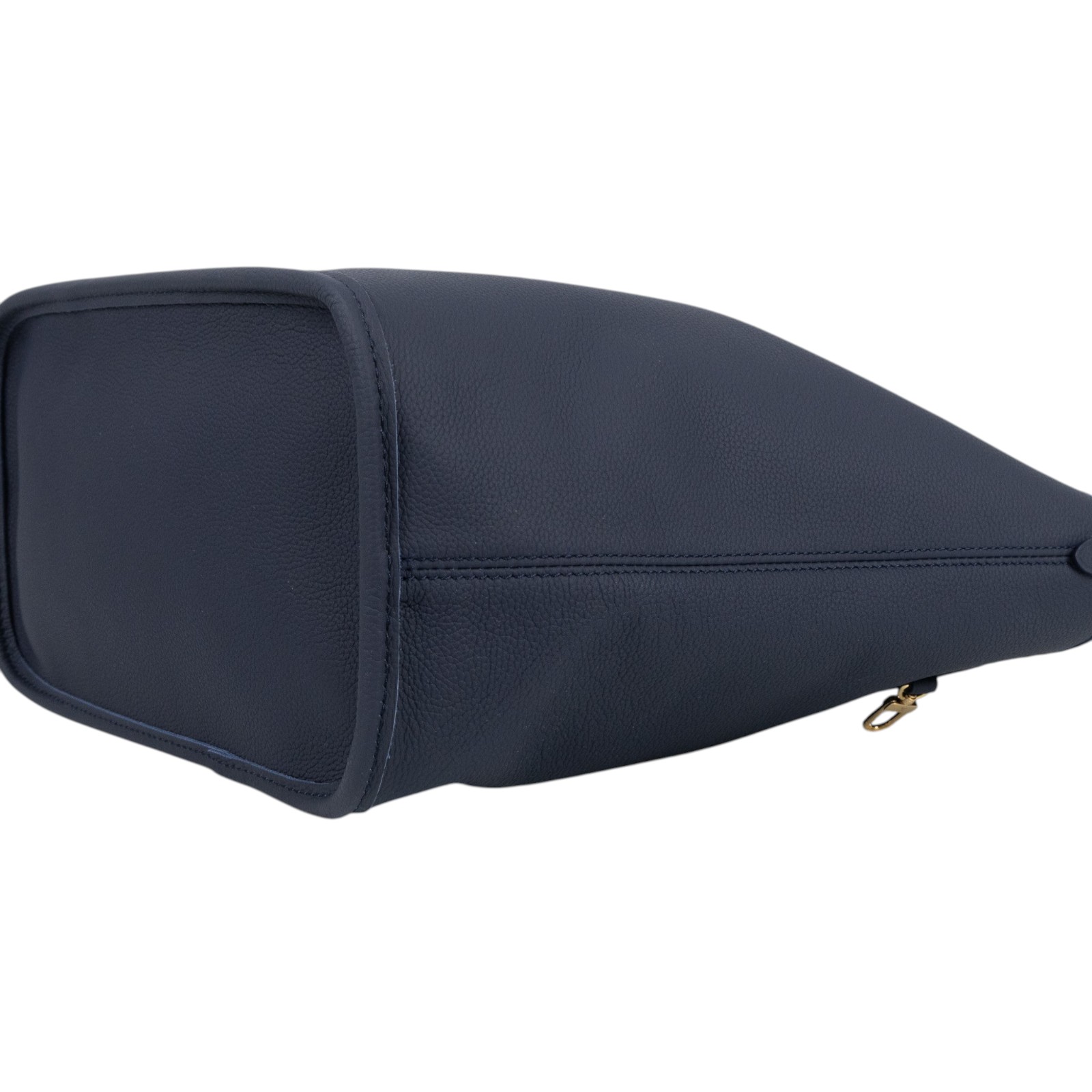 路易威登 LOUIS VUITTON Neverfull Inside Out MM 老花 牛皮 肩背包 雙面 海軍藍色 M14994 晶片款  防塵袋/內袋