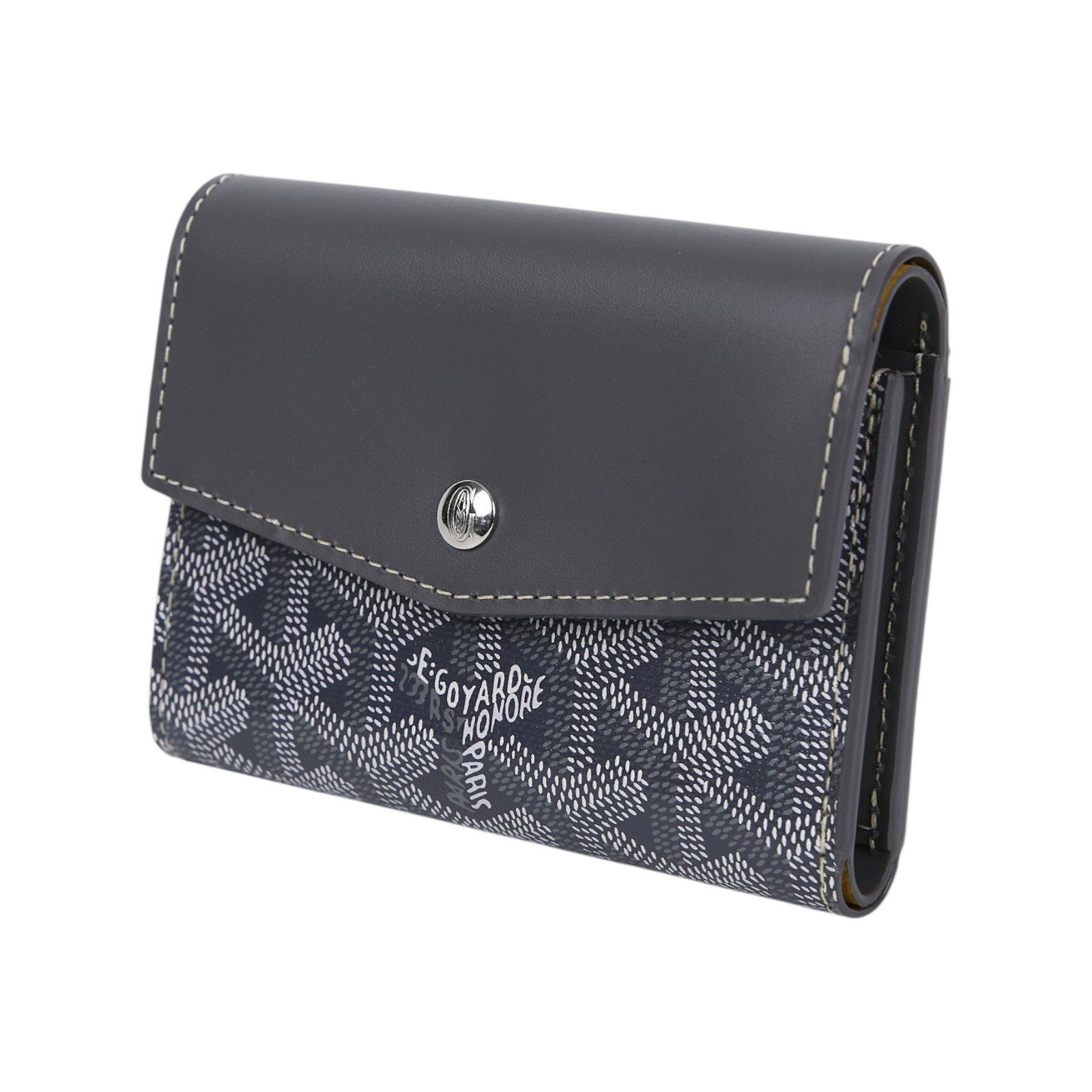 高雅德 GOYARD Saint Gabriel 錢包 三折 短夾 STGABRPMLTY 灰短夾 原廠盒子