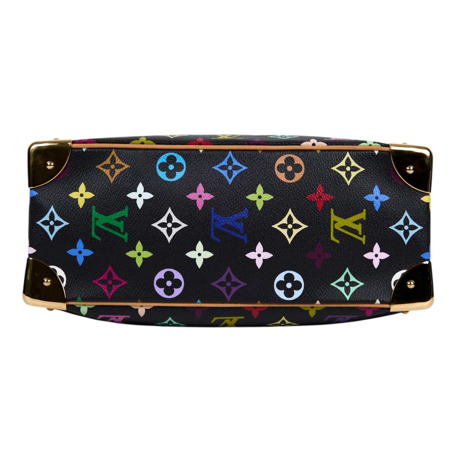 路易威登 LOUIS VUITTON Trouville 經典帆布 手提 小珍包 村上隆聯名 M92662 黑彩手提包 防塵袋