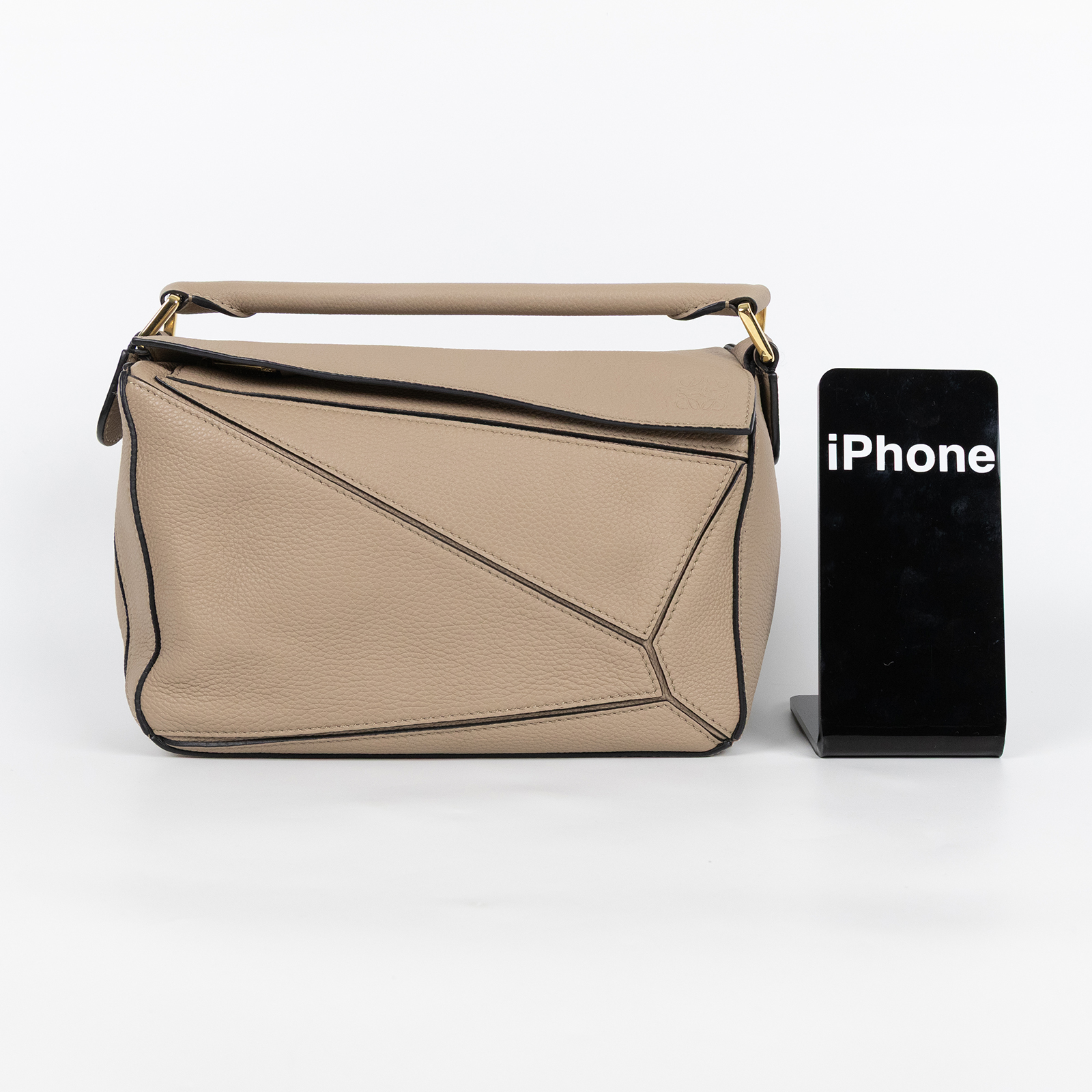 羅意威 LOEWE Small Puzzle bag 肩背 斜背包 A510P60X30 米灰PUZZLE SMALL 防塵袋/背帶