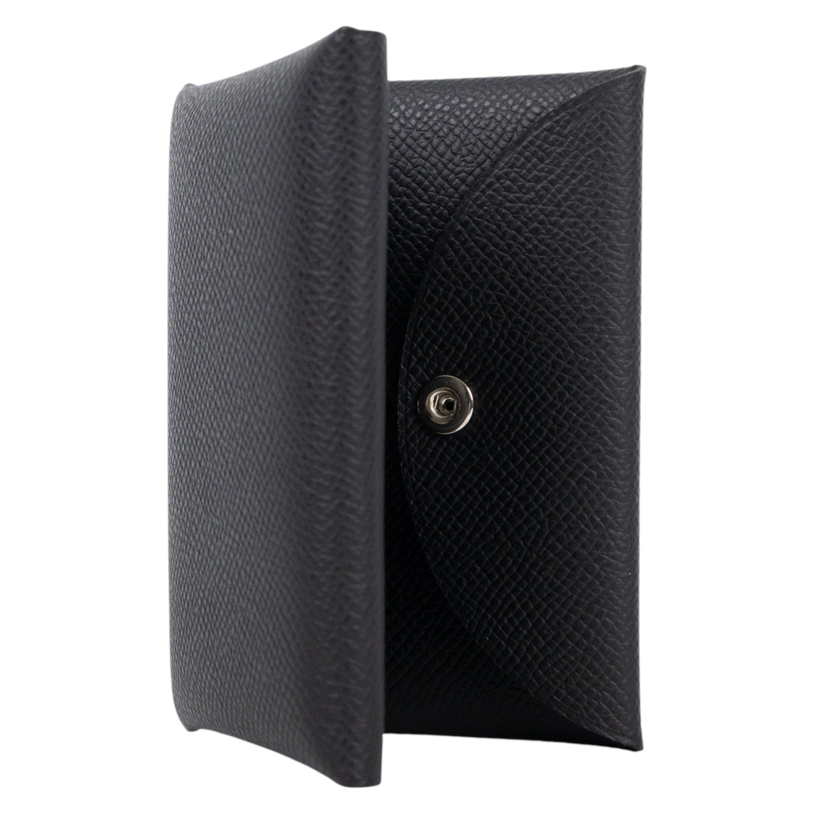 愛馬仕 Hermes Calvi Duo 卡包 CALD G刻 黑CALVI DUO 原廠盒子