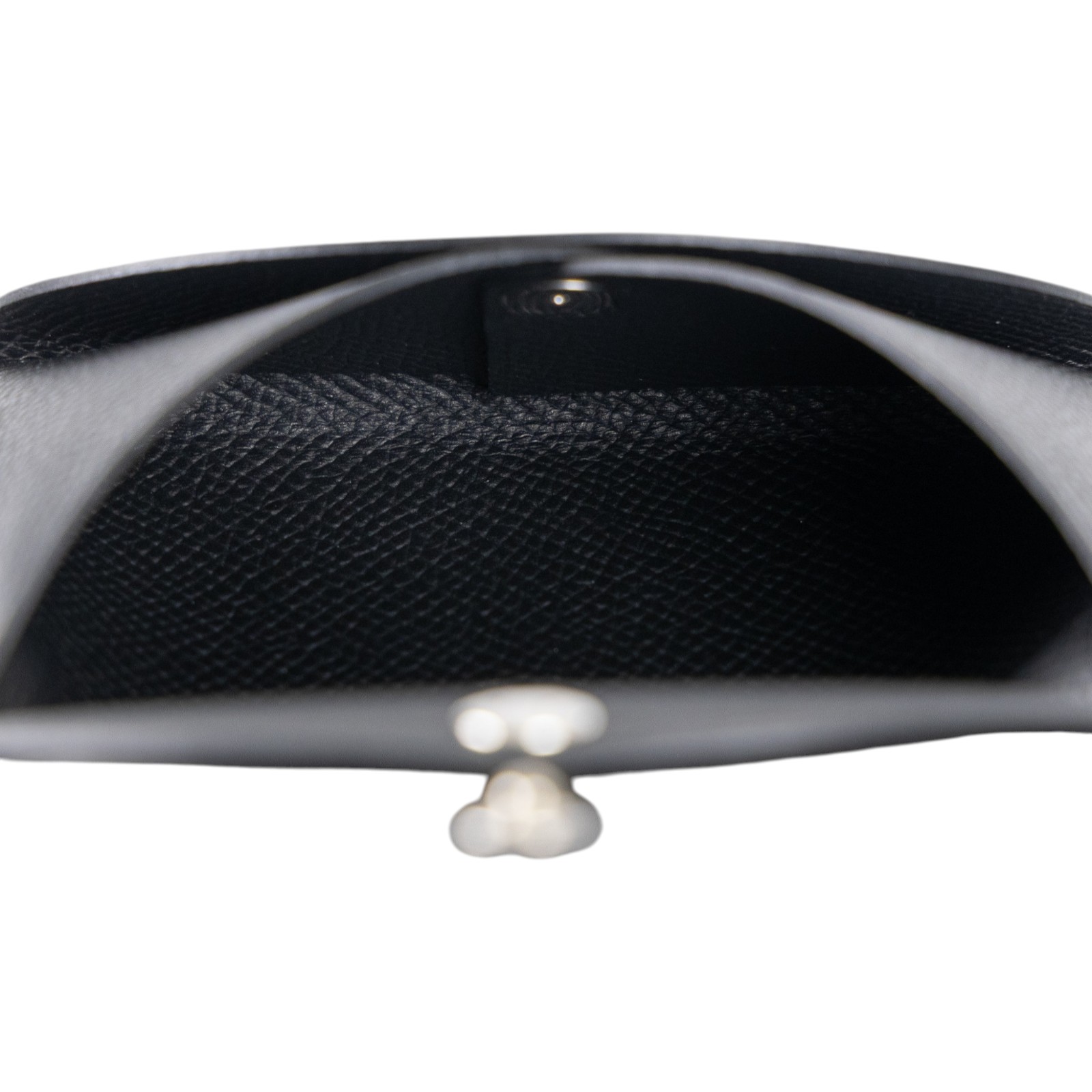 愛馬仕 Hermes Calvi Duo 卡包 CALD G刻 黑CALVI DUO 原廠盒子