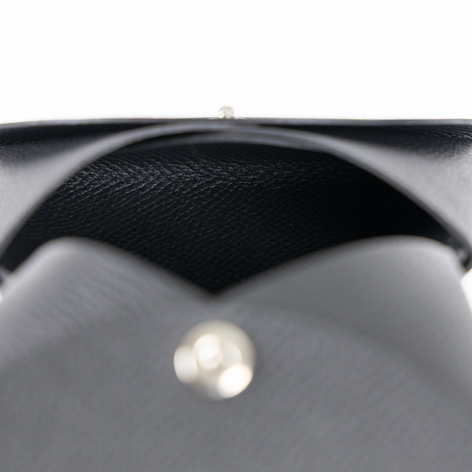 愛馬仕 Hermes Calvi Duo 卡包 CALD G刻 黑CALVI DUO 原廠盒子