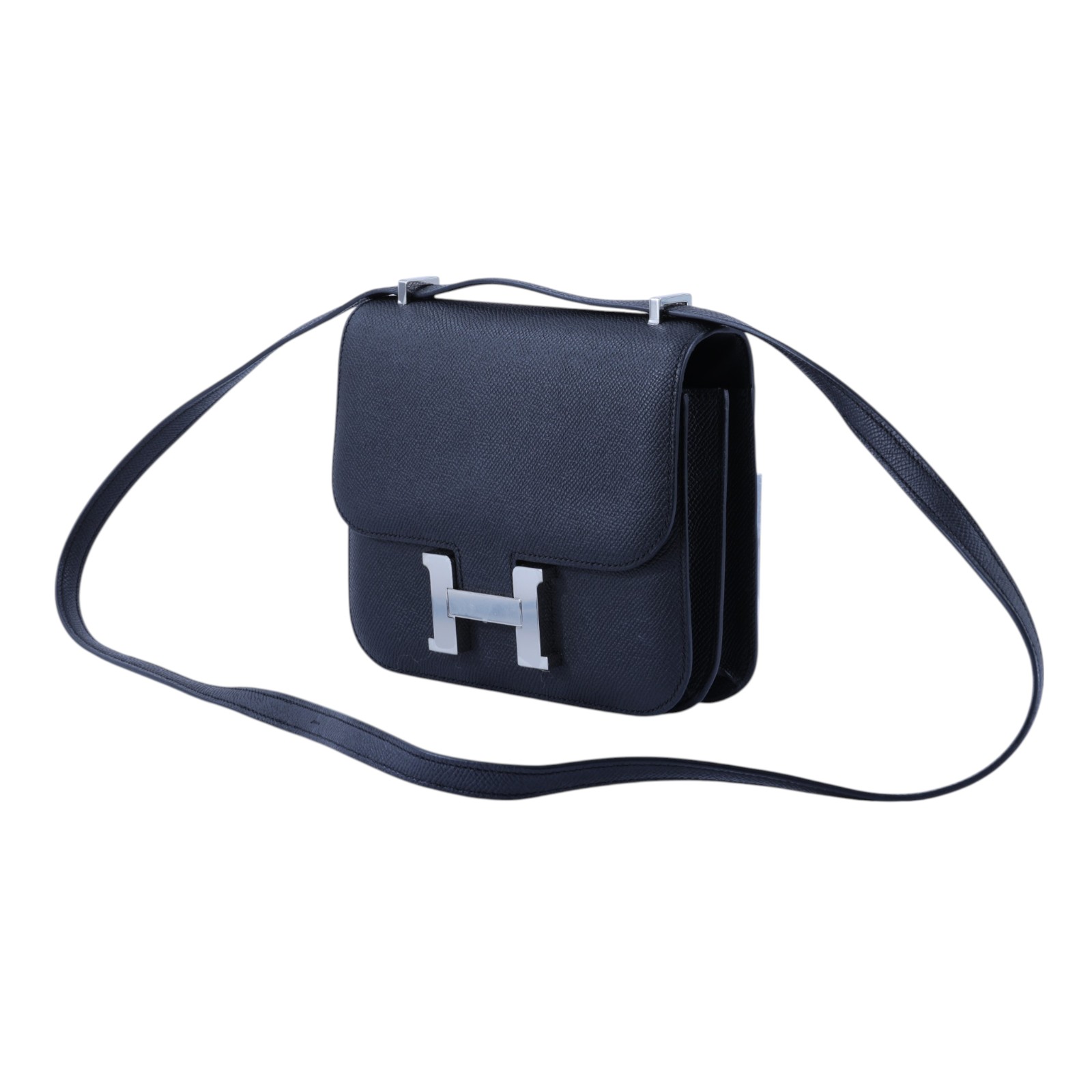 愛馬仕 Hermes Constance Bag 康康包 MIni 18 CN18 K CTT118 CS K刻黑銀CONSTANCE18 防塵袋/鏡子