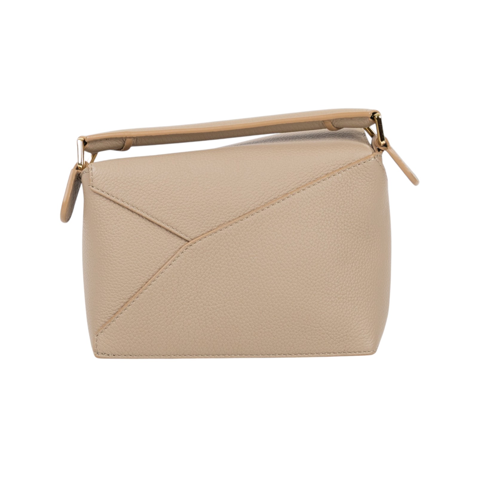羅意威 LOEWE Mini Puzzle bag 手拿 肩背 斜背包 A510P88X16 淺卡其PUZZLE EDGE MINI 防塵袋/購買證明