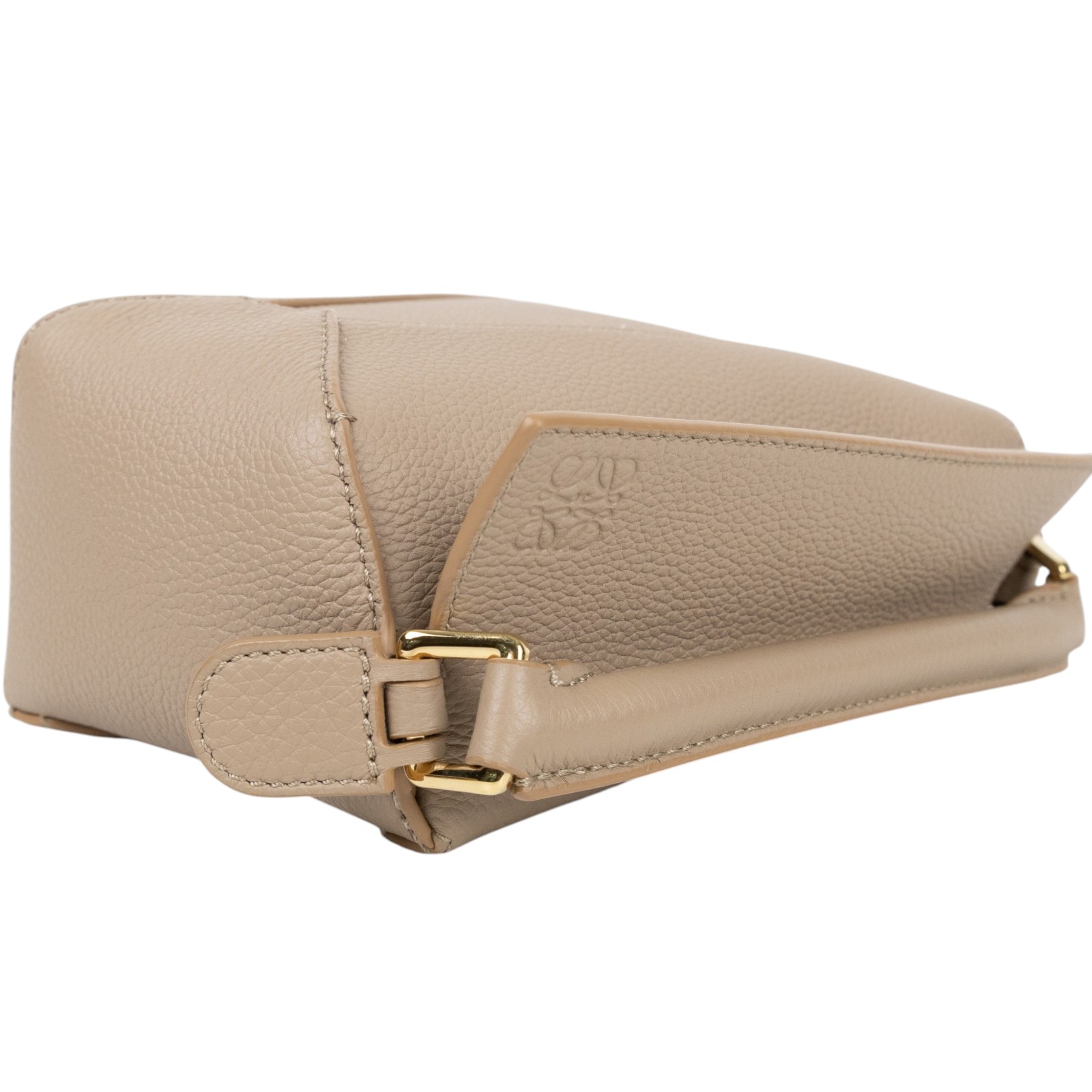 羅意威 LOEWE Mini Puzzle bag 手拿 肩背 斜背包 A510P88X16 淺卡其PUZZLE EDGE MINI 防塵袋/購買證明