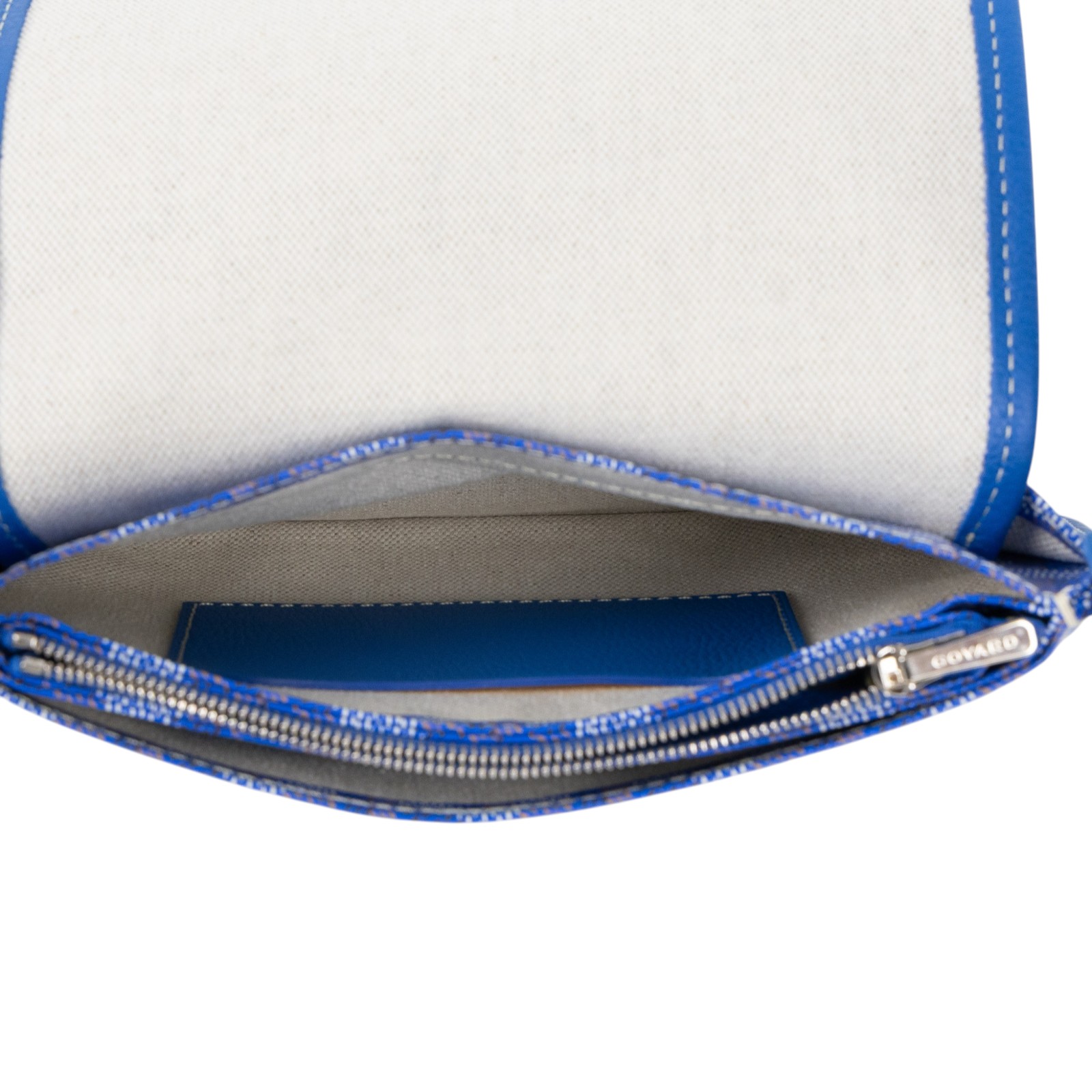 高雅德 GOYARD Plumet Pocket Wallet 肩背 隨身錢包 PLUMETPMLTY 藍PLUMET 防塵袋/購買證明