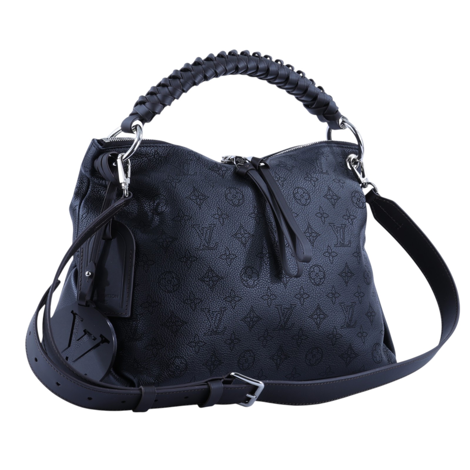 路易威登 LOUIS VUITTON Beaubourg Hobo MM Mahina 手提包 肩背包 M56073  防塵袋/背帶