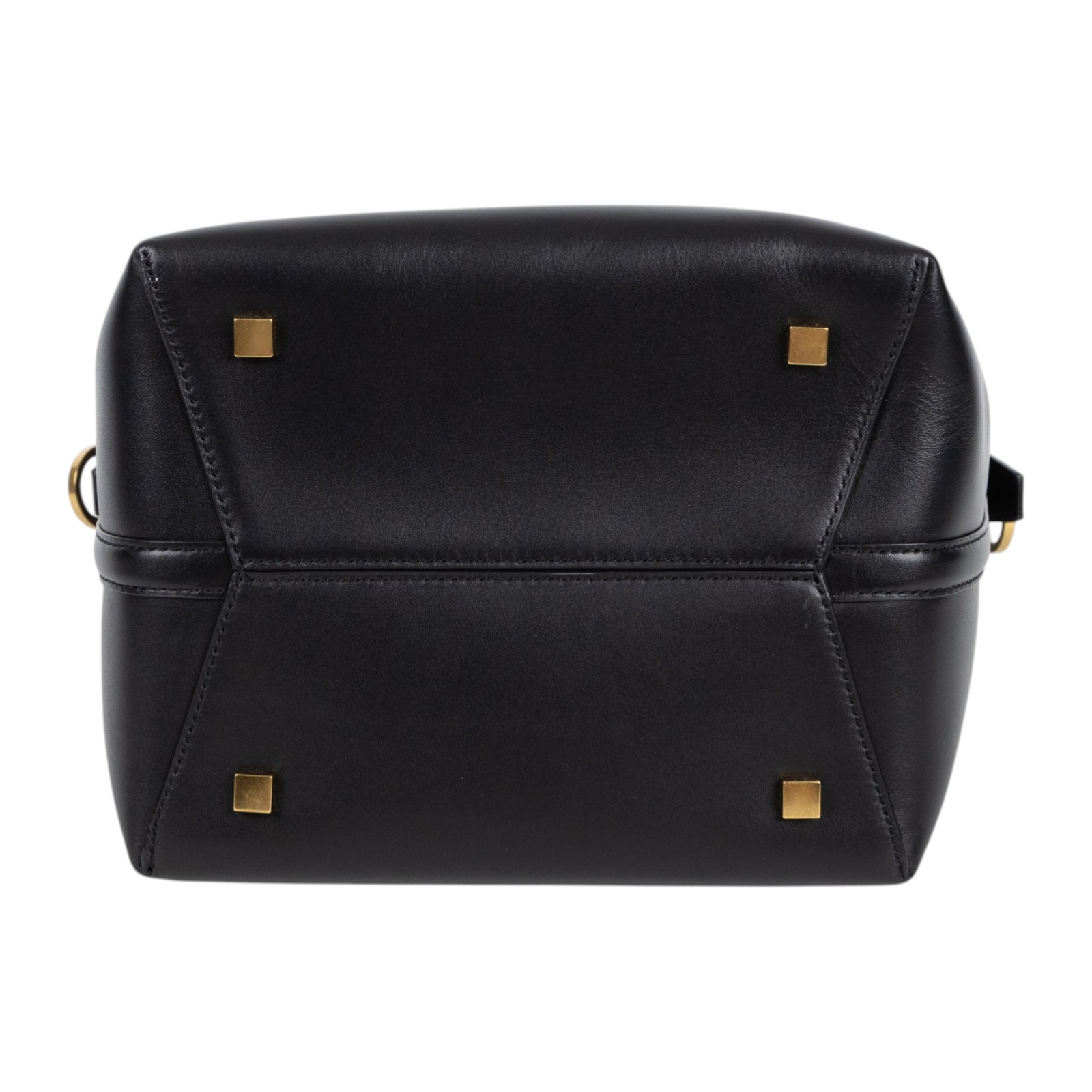 聖羅蘭 YSL SAINT LAURENT le 37 亮面皮革手袋 7428282R20W 黑金小牛皮LE 37二用水桶包 防塵袋/背帶