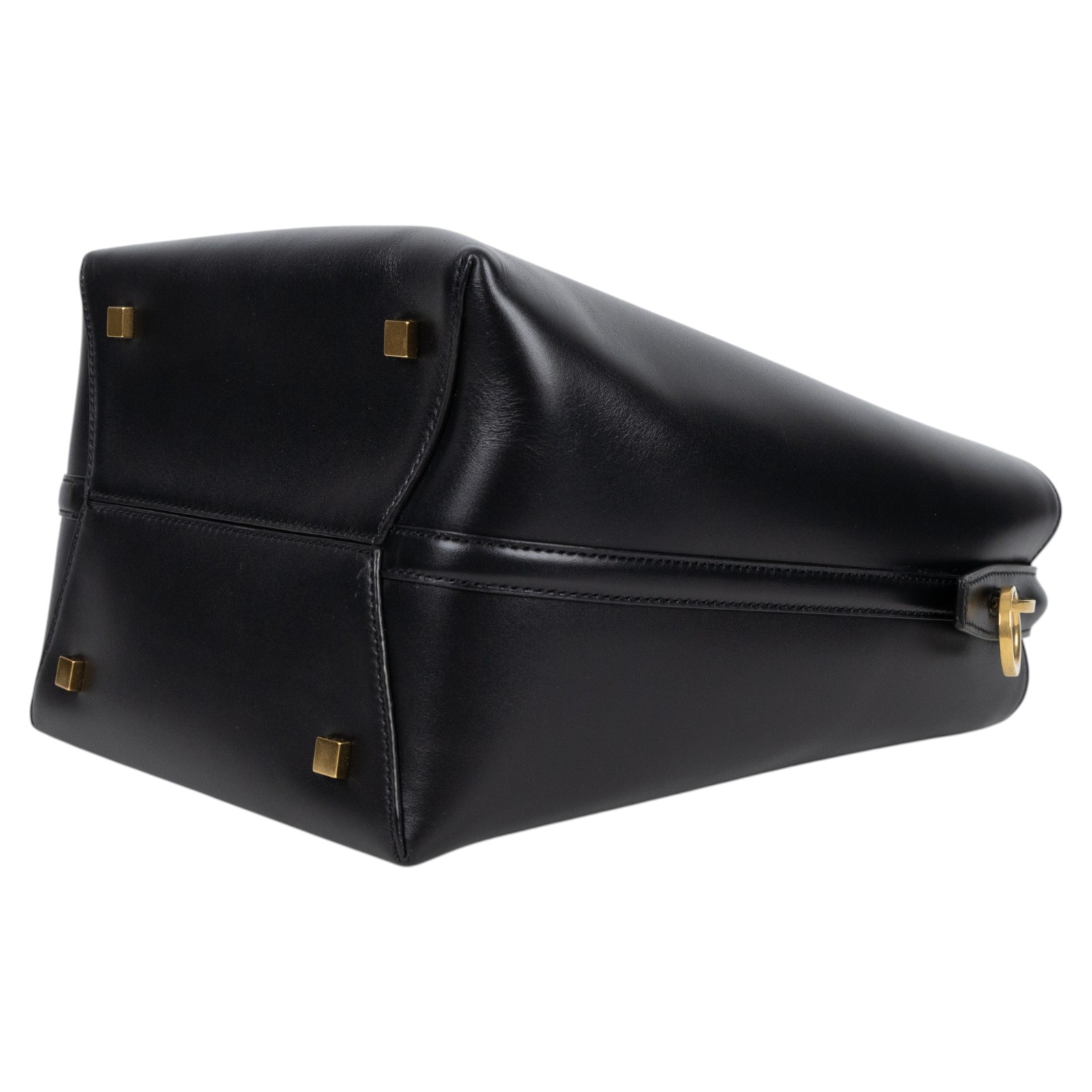 聖羅蘭 YSL SAINT LAURENT le 37 亮面皮革手袋 7428282R20W 黑金小牛皮LE 37二用水桶包 防塵袋/背帶