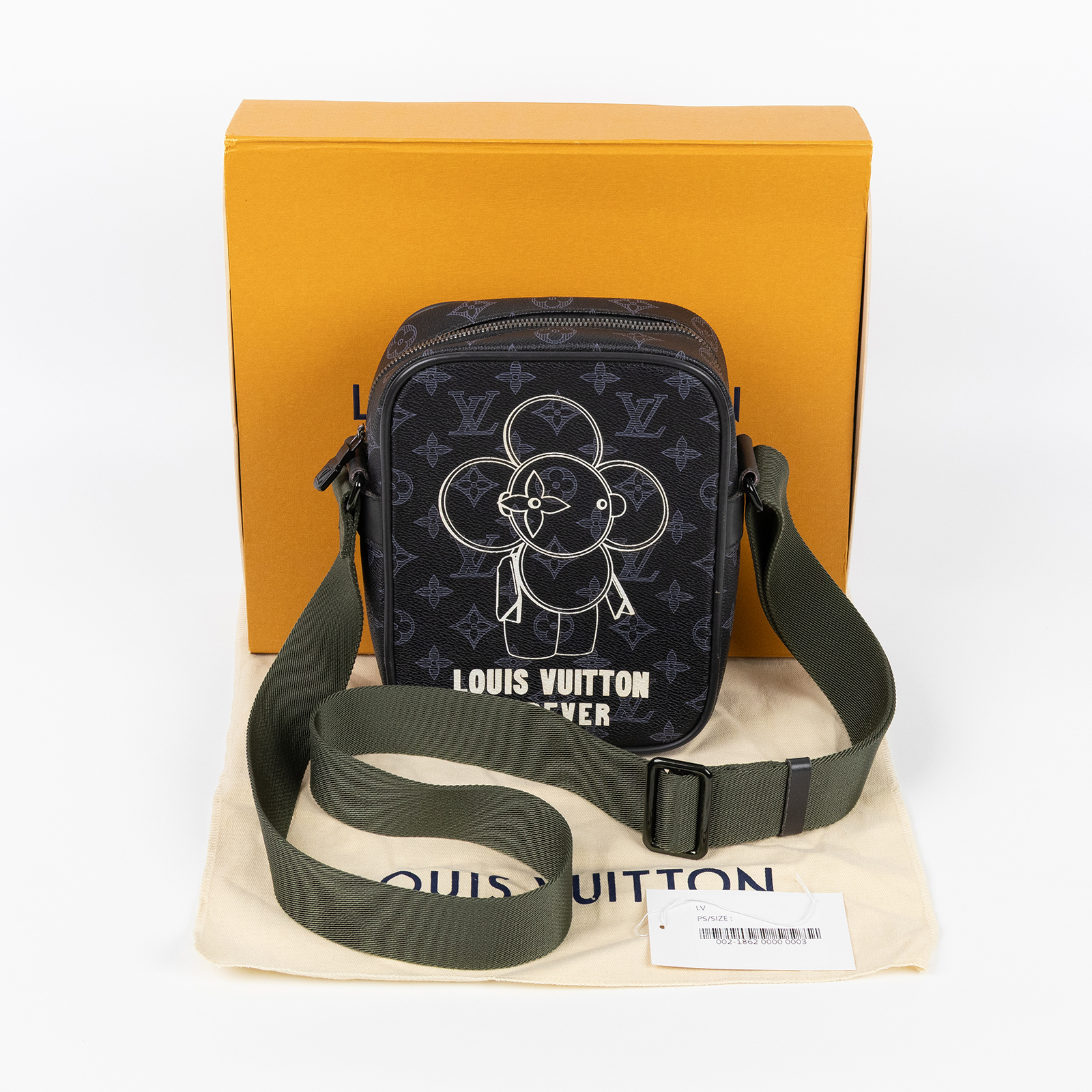 路易威登 LOUIS VUITTON Danube PM Vivienne FOREVER 肩背包 斜背包 M43677  原廠盒子/防塵袋