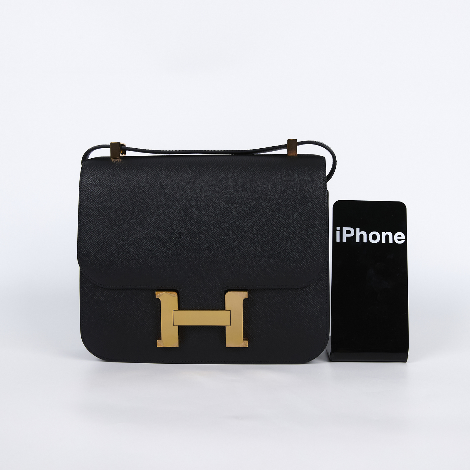 愛馬仕 Hermes Constance Bag 康康包 24 CN24 CST 624 DY C刻黑CONSTANCE24 防塵袋