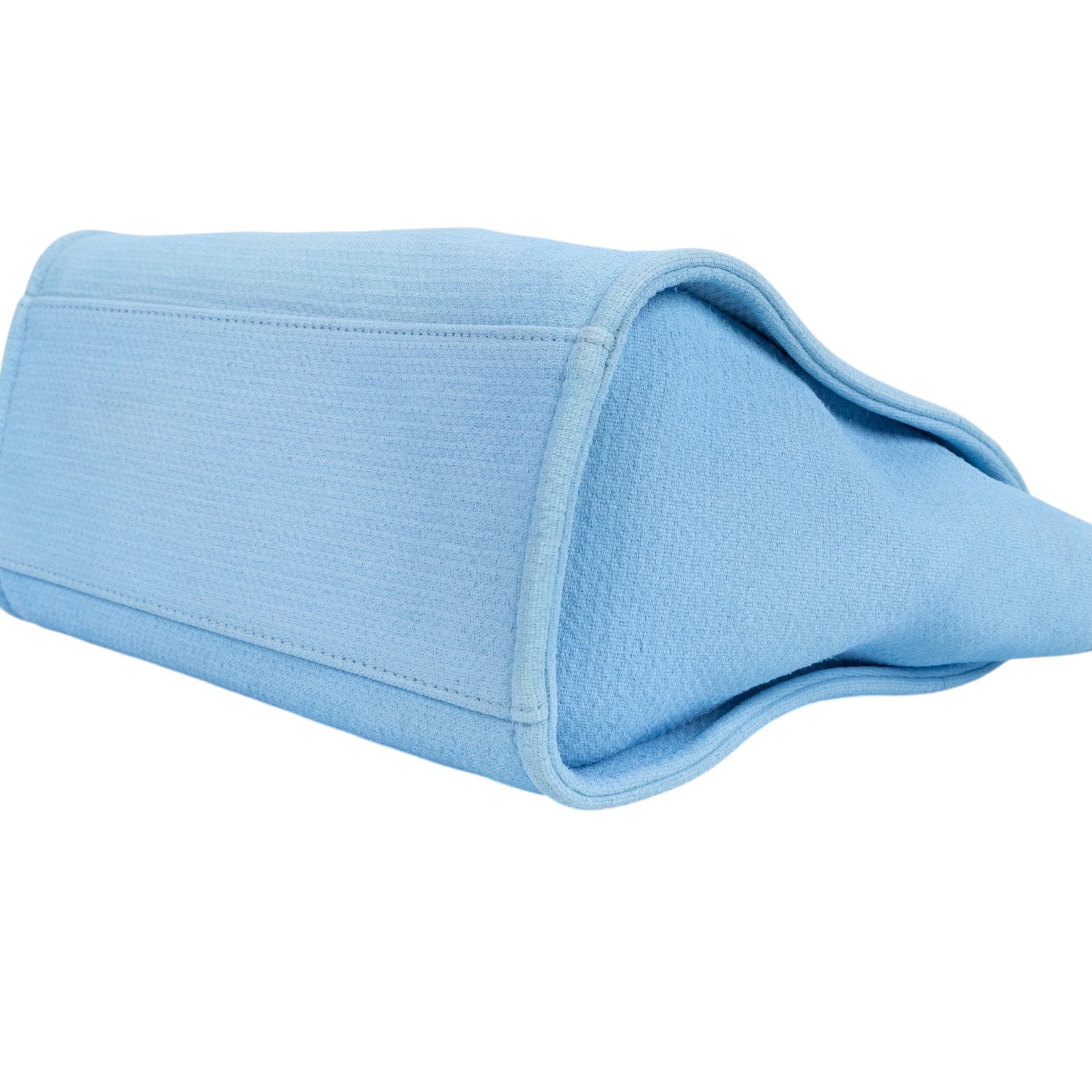 香奈兒 CHANEL 海灘包 小型 AS3257 晶片款 藍沙灘包中號 無附屬品