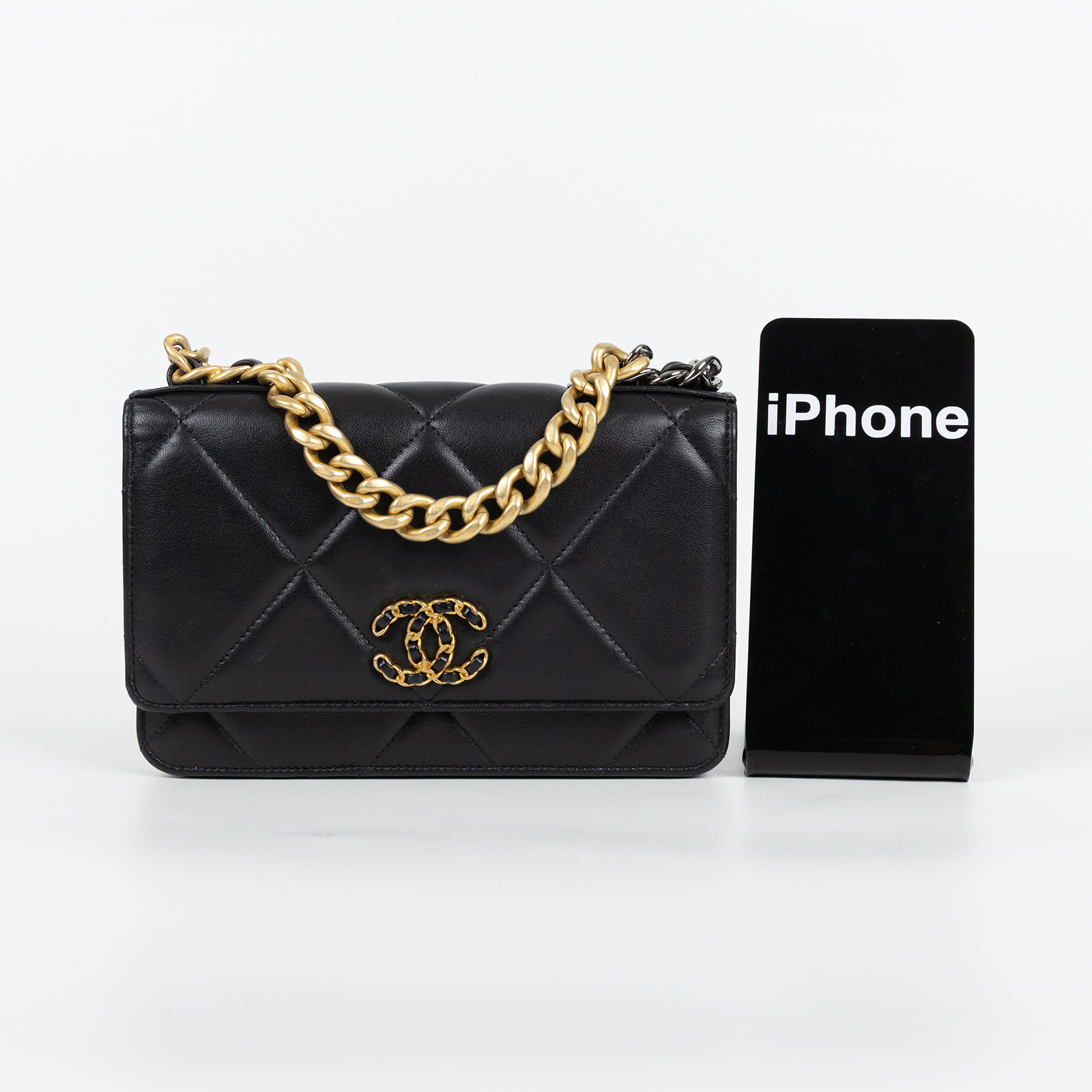 香奈兒 CHANEL 19 WOC 口蓋包 AP0957 30開 黑19 WOC 防塵袋/保證卡