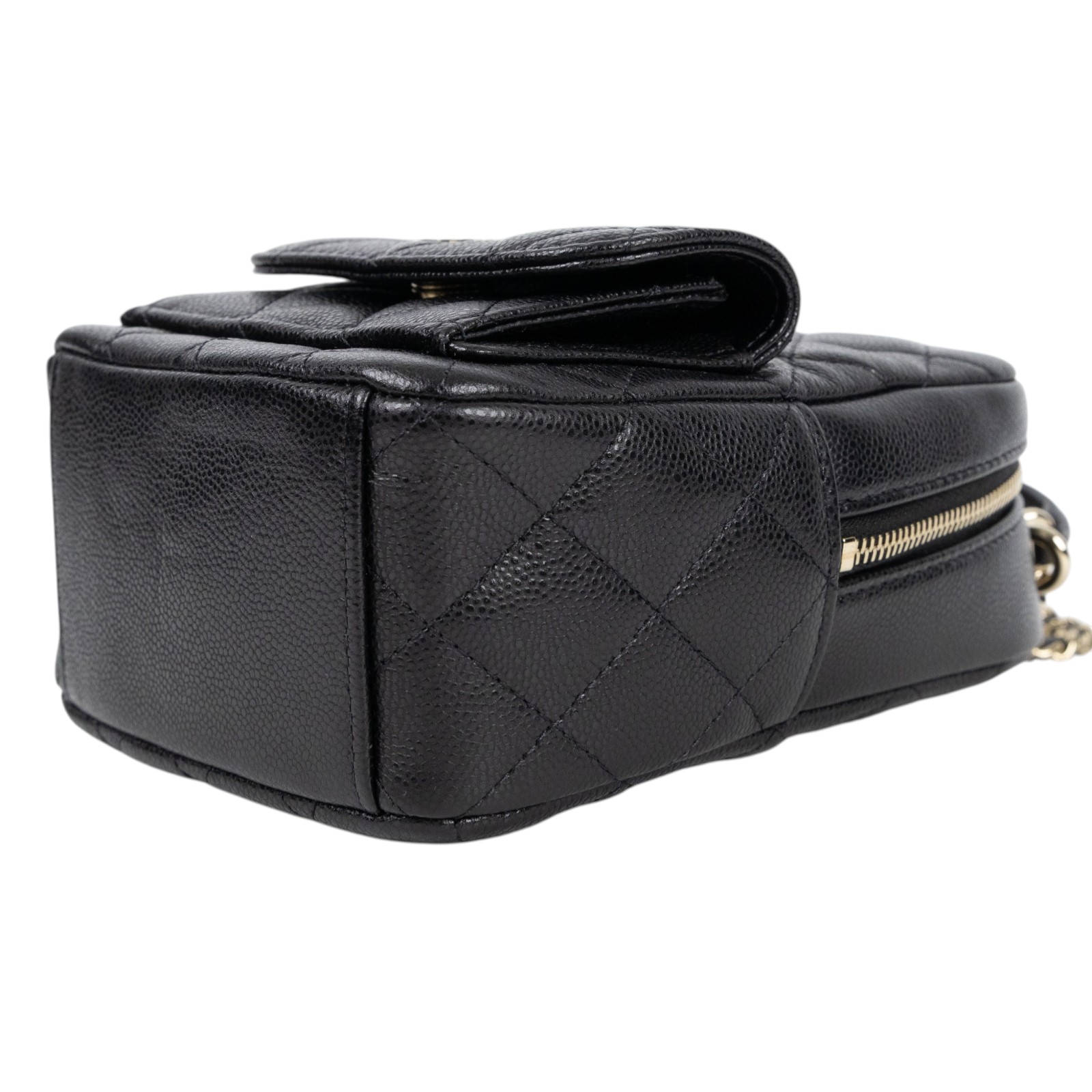 香奈兒 CHANEL 經典 迷你 後背包 AP3753 B10583 晶片款 黑淡金荔枝迷你後背包 原廠盒子/防塵袋/購買證明影本