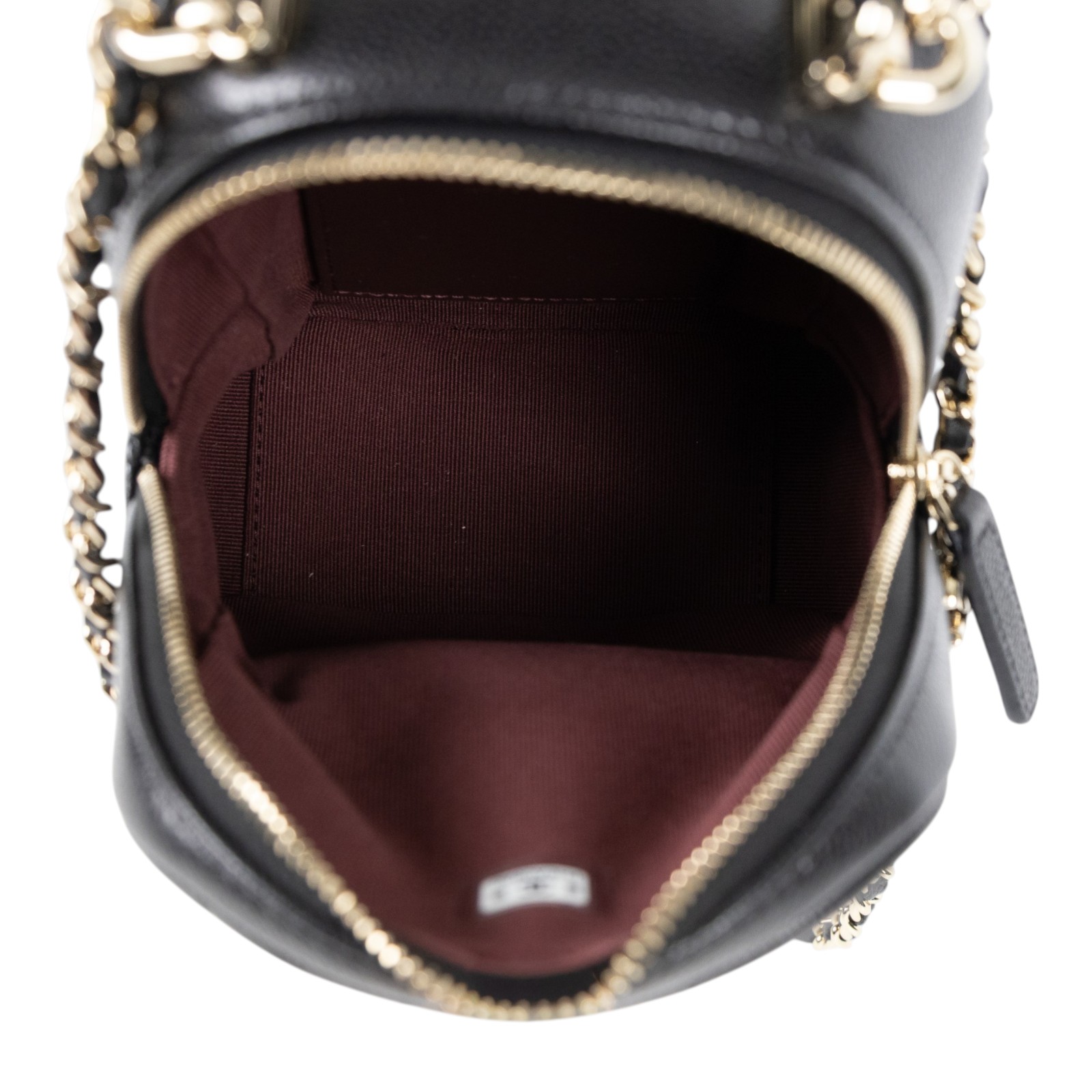 香奈兒 CHANEL 經典 迷你 後背包 AP3753 B10583 晶片款 黑淡金荔枝迷你後背包 原廠盒子/防塵袋/購買證明影本