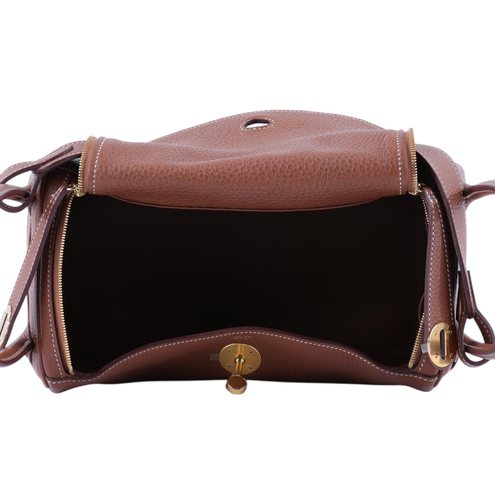 愛馬仕 Hermes Lindy 琳迪包 26 LD26 DFA038BU D刻金棕金LINDY26 TC 防塵袋