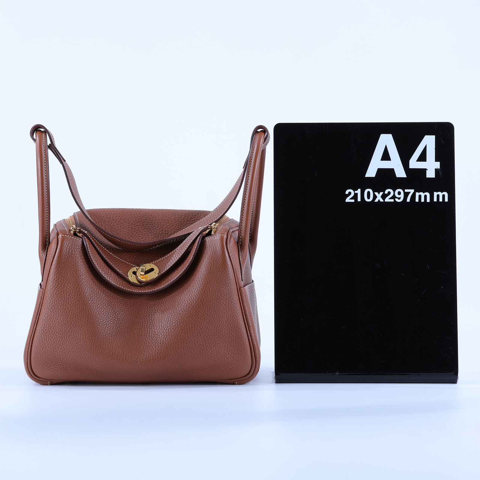 愛馬仕 Hermes Lindy 琳迪包 26 LD26 DFA038BU D刻金棕金LINDY26 TC 防塵袋