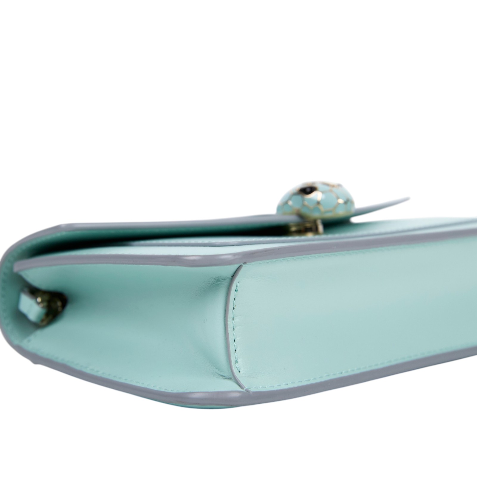 寶格麗 BVLGARI Serpenti Forever 鍊帶錢包 293905 綠Serpenti Forever鍊條包 原廠盒子/防塵袋/購買證明