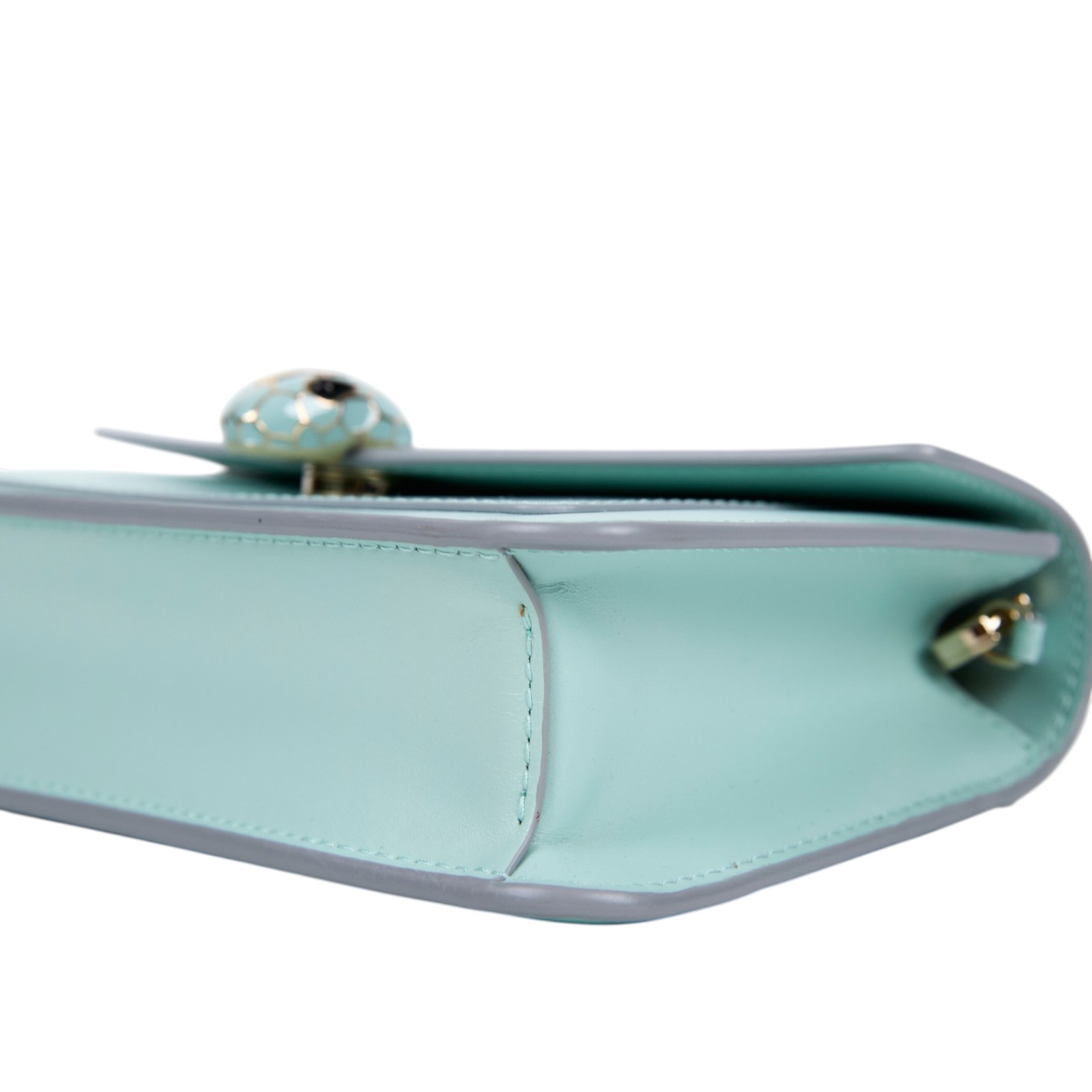 寶格麗 BVLGARI Serpenti Forever 鍊帶錢包 293905 綠Serpenti Forever鍊條包 原廠盒子/防塵袋/購買證明