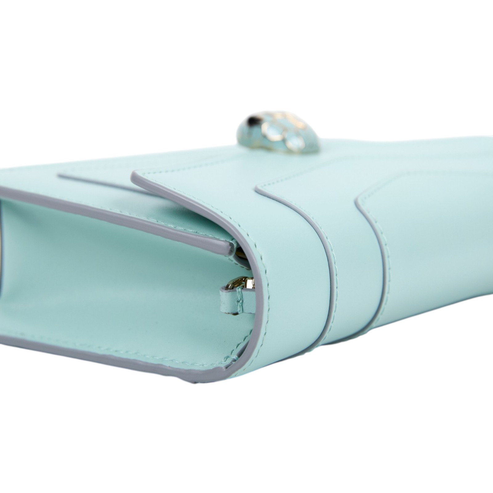 寶格麗 BVLGARI Serpenti Forever 鍊帶錢包 293905 綠Serpenti Forever鍊條包 原廠盒子/防塵袋/購買證明