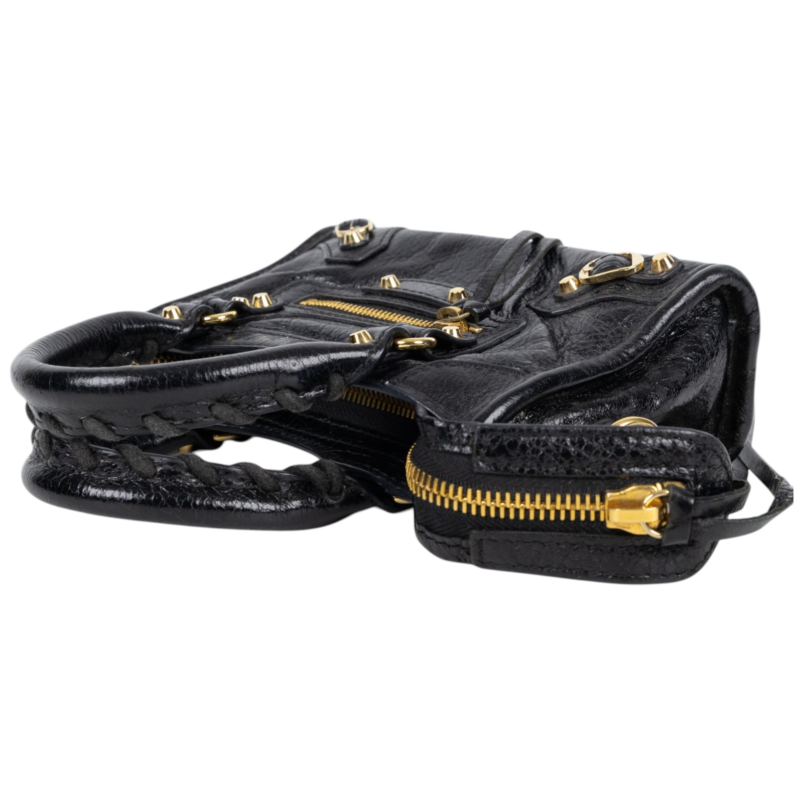 巴黎世家 BALENCIAGA NEO CLASSIC CITY 經典款 機車包 453205 黑金CITY NANO 防塵袋/原廠盒子