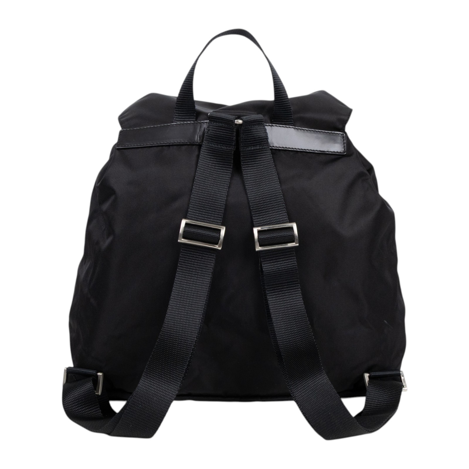 普拉達 PRADA Re-Nylon 背囊 小型 1BZ677_RV44 黑尼龍後背包 無附屬品