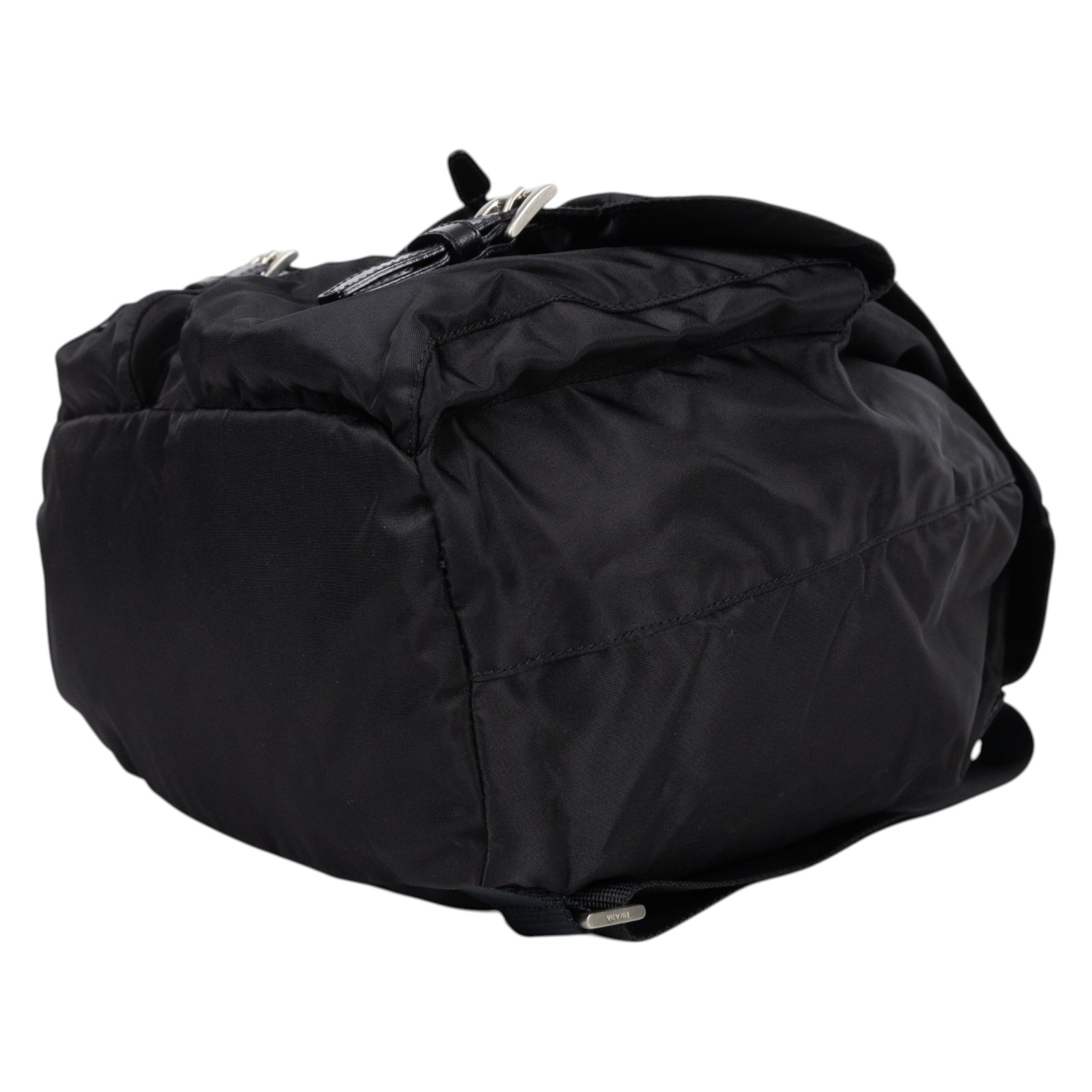 普拉達 PRADA Re-Nylon 背囊 小型 1BZ677_RV44 黑尼龍後背包 無附屬品