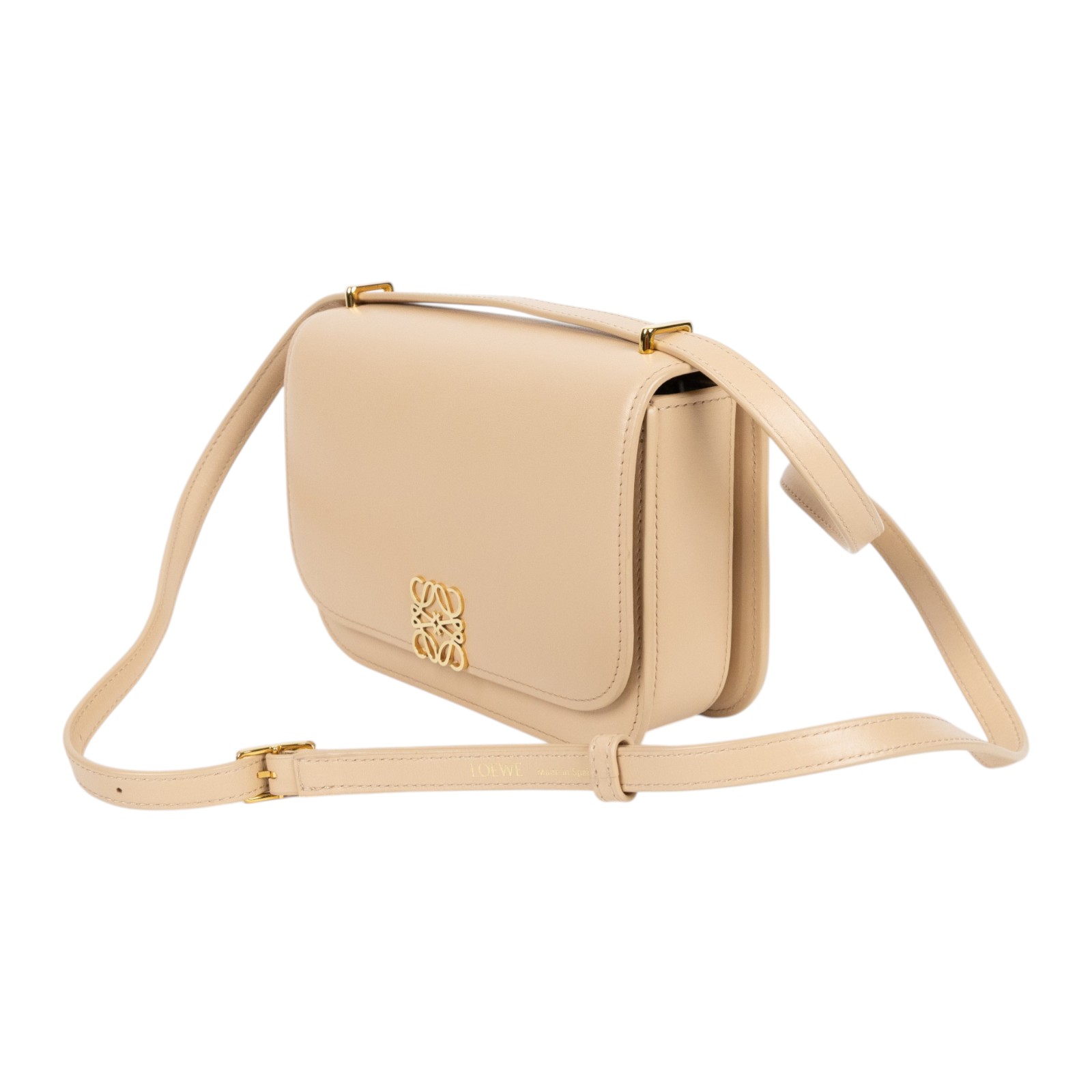 羅意威 LOEWE Goya 包 小型 A896N09X01 奶茶GOYA肩背包 防塵袋
