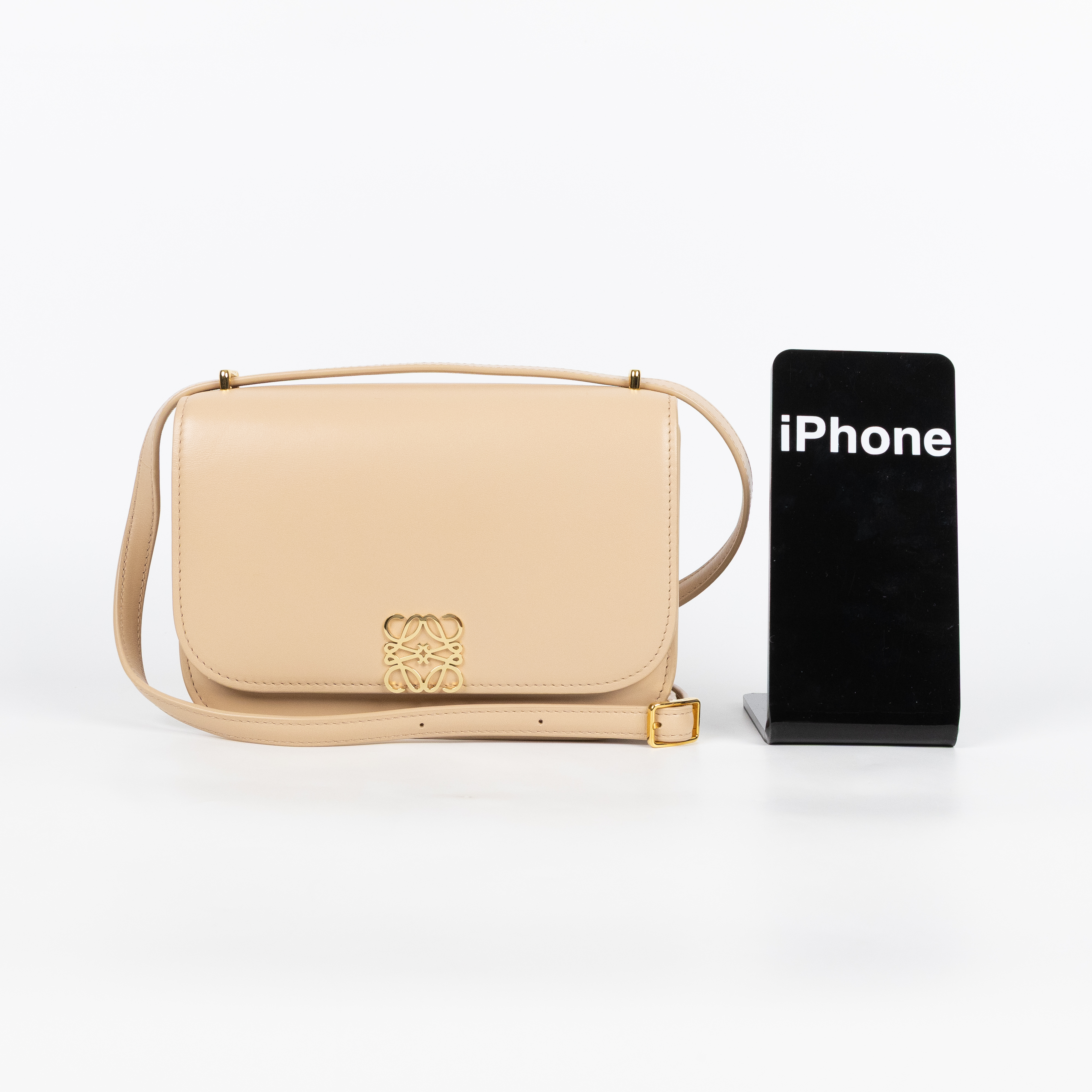 羅意威 LOEWE Goya 包 小型 A896N09X01 奶茶GOYA肩背包 防塵袋