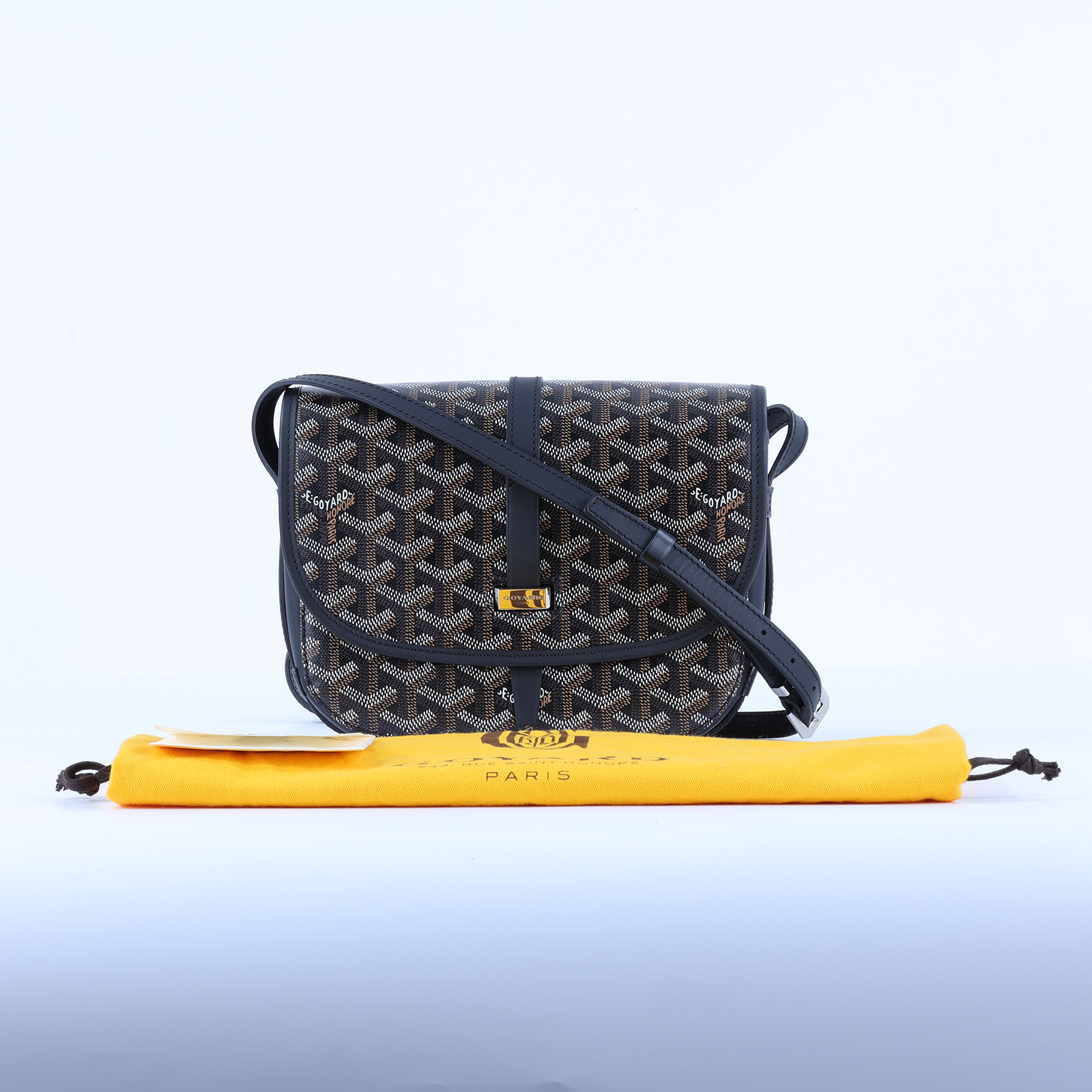 高雅德 GOYARD Belvédère PM 小型 馬鞍包 BELVE3PMLTY 黑Belvedere PM 防塵袋