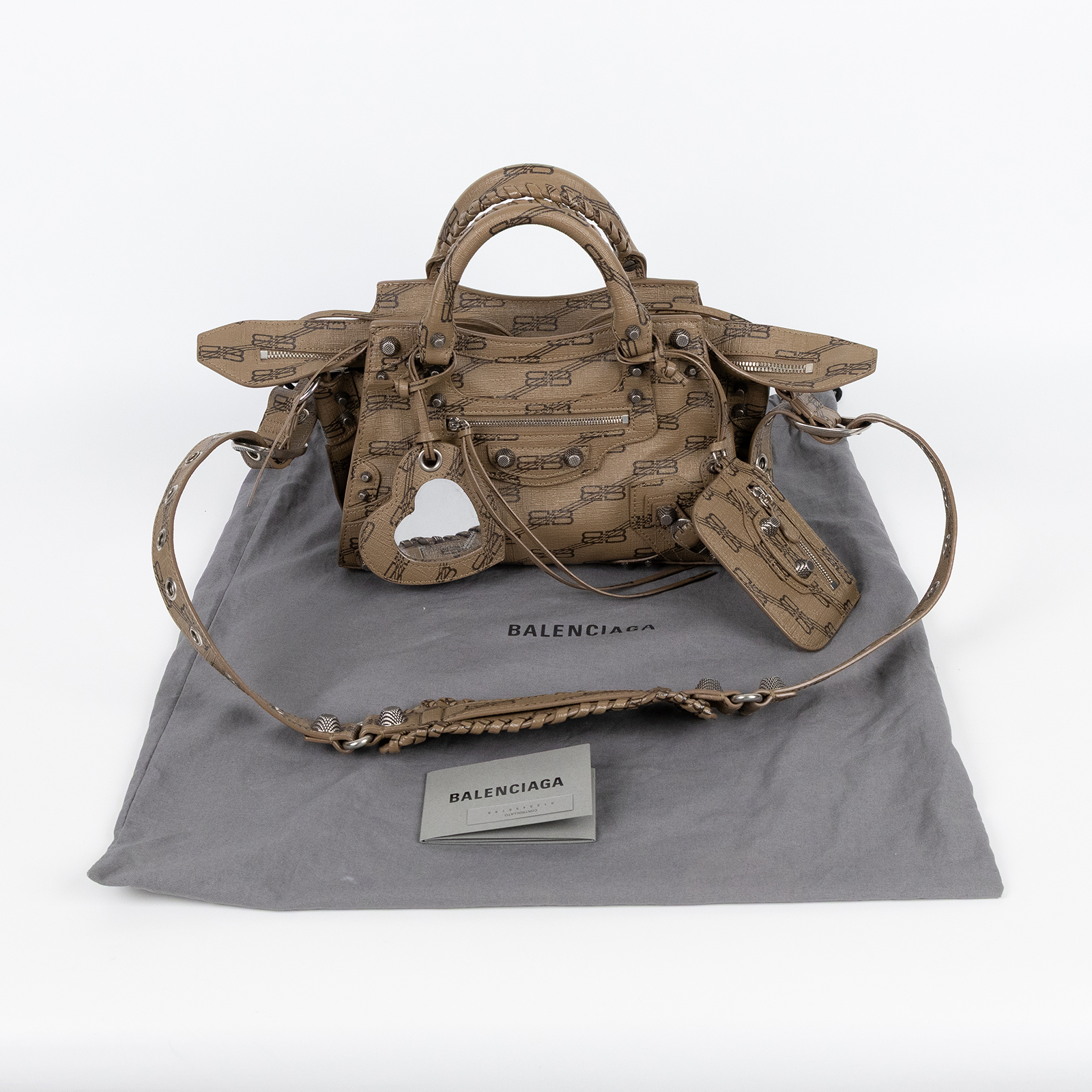 巴黎世家 BALENCIAGA Neo Cagole City 700940210E7 咖滿版NEO CAGOLE CITY 防塵袋