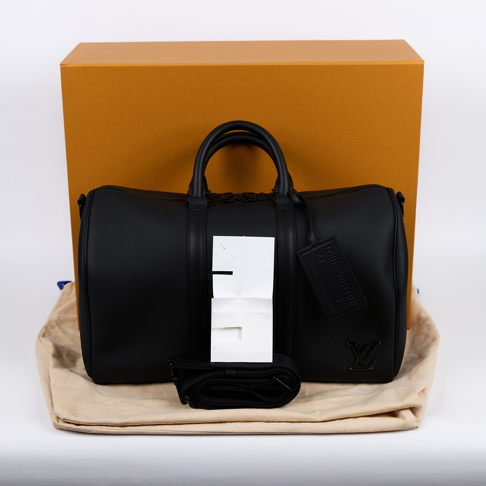 路易威登 LOUIS VUITTON Keepall Bandouliere 40 手提 肩背 波士頓包 M57088 晶片款  防塵袋/背帶/購買證明