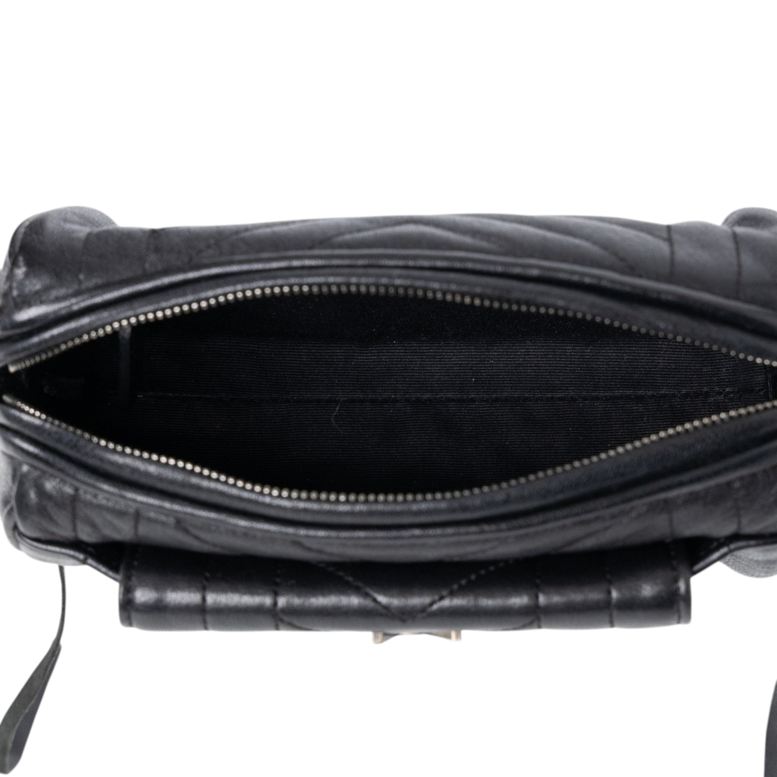 聖羅蘭 YSL SAINT LAURENT East West Rider Bag 肩背包  黑相機包 防塵袋