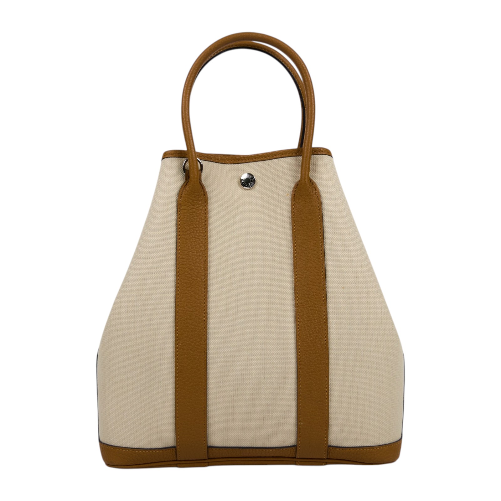 愛馬仕 Hermes Garden File 28 竪版 花園包 GF28 Y刻 米色GARDEN FILE 原廠盒子/防塵袋/背帶