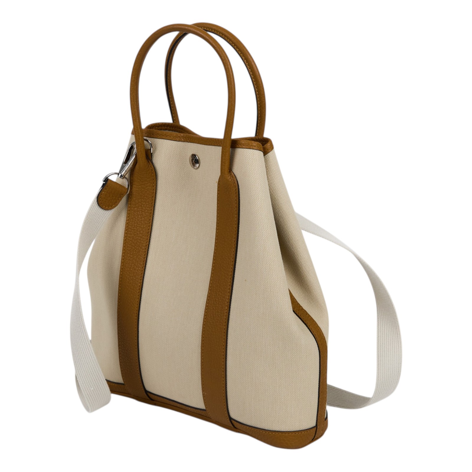 愛馬仕 Hermes Garden File 28 竪版 花園包 GF28 Y刻 米色GARDEN FILE 原廠盒子/防塵袋/背帶