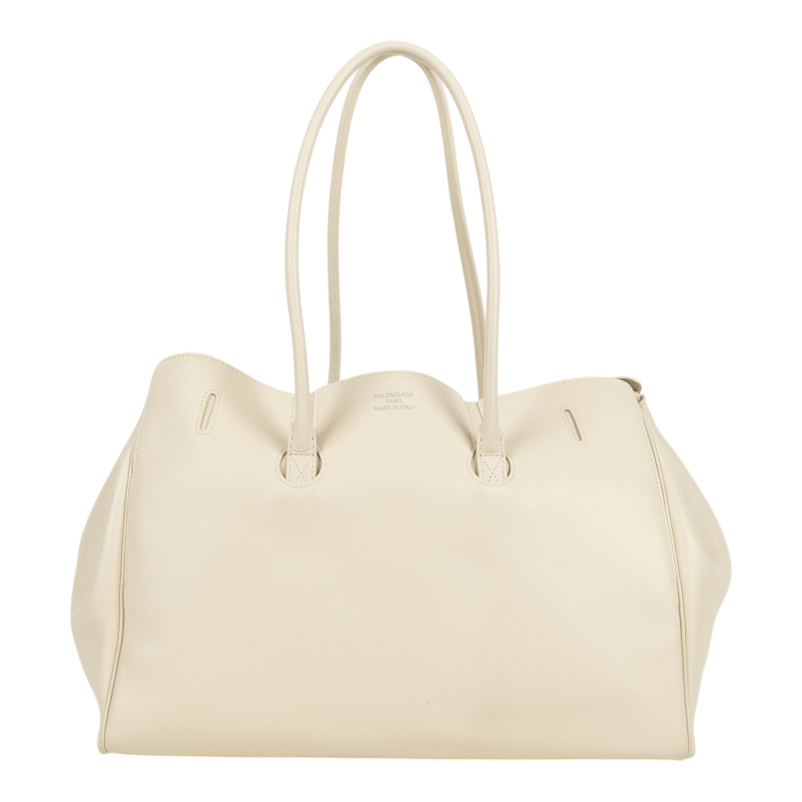 巴黎世家 BALENCIAGA Bel Air Carry All 手提包 805481ABAV 米白Bel Air 中號 防塵袋