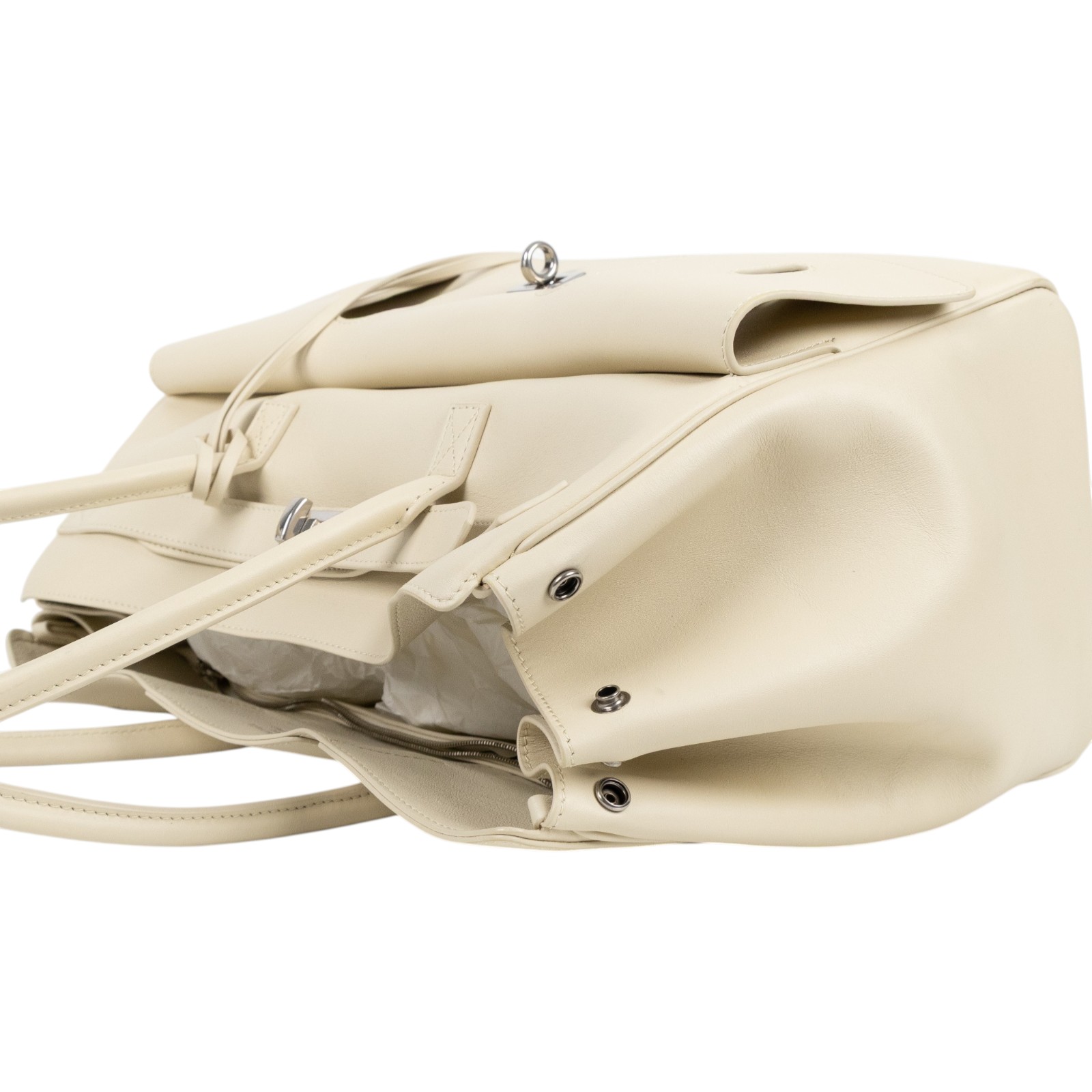 巴黎世家 BALENCIAGA Bel Air Carry All 手提包 805481ABAV 米白Bel Air 中號 防塵袋