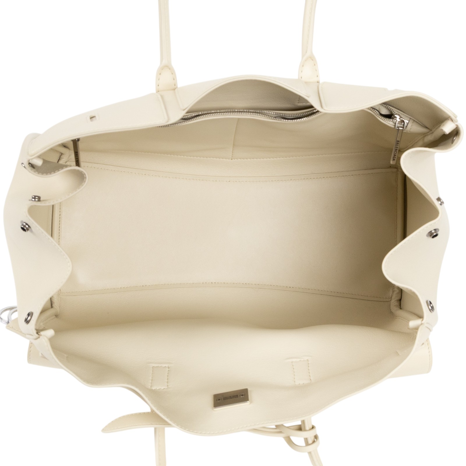 巴黎世家 BALENCIAGA Bel Air Carry All 手提包 805481ABAV 米白Bel Air 中號 防塵袋