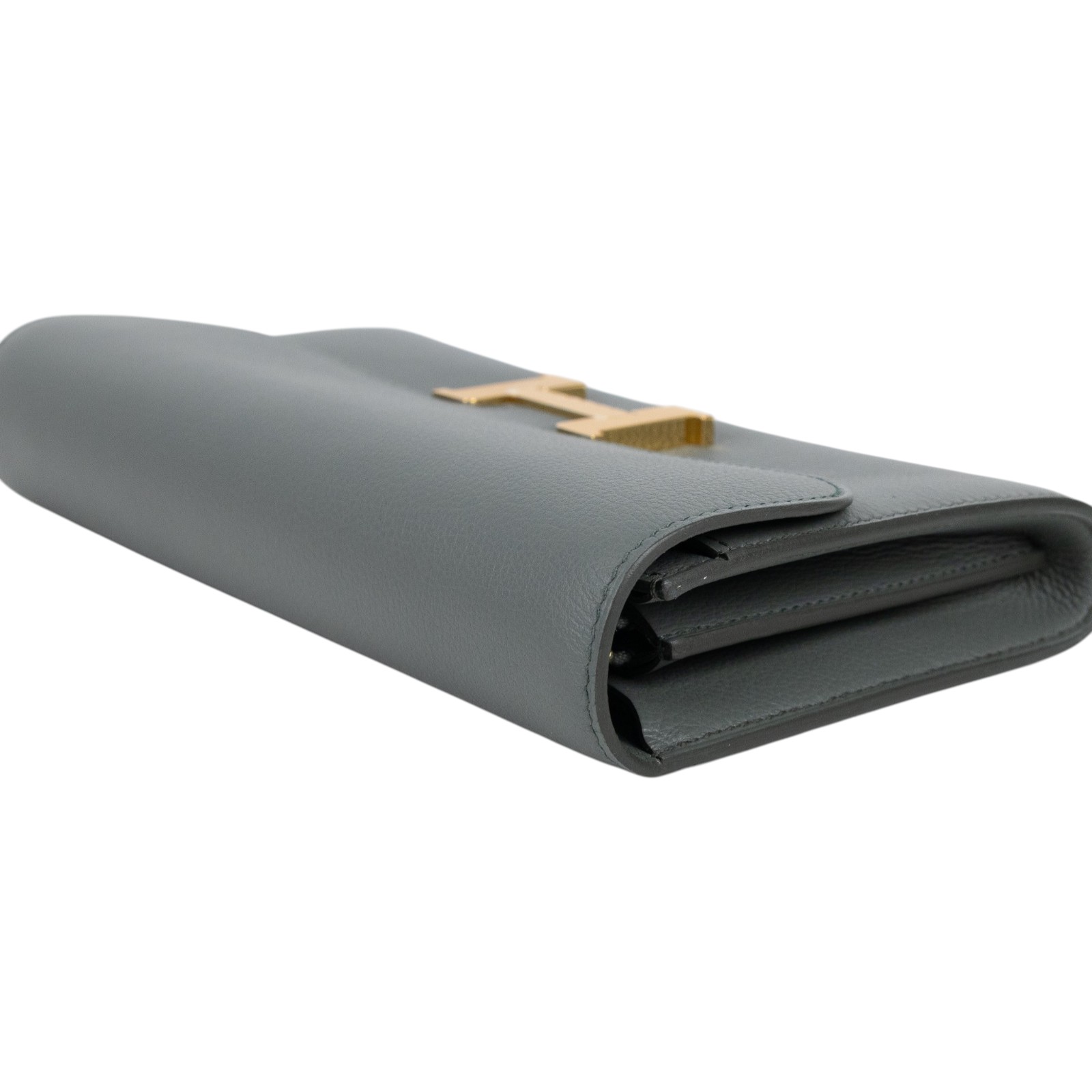 愛馬仕 Hermes Constance to go 康康包 長夾 金色五金 杏仁綠 H080126CC63 /KCS002BH  原廠盒子/防塵袋/購買證明影本